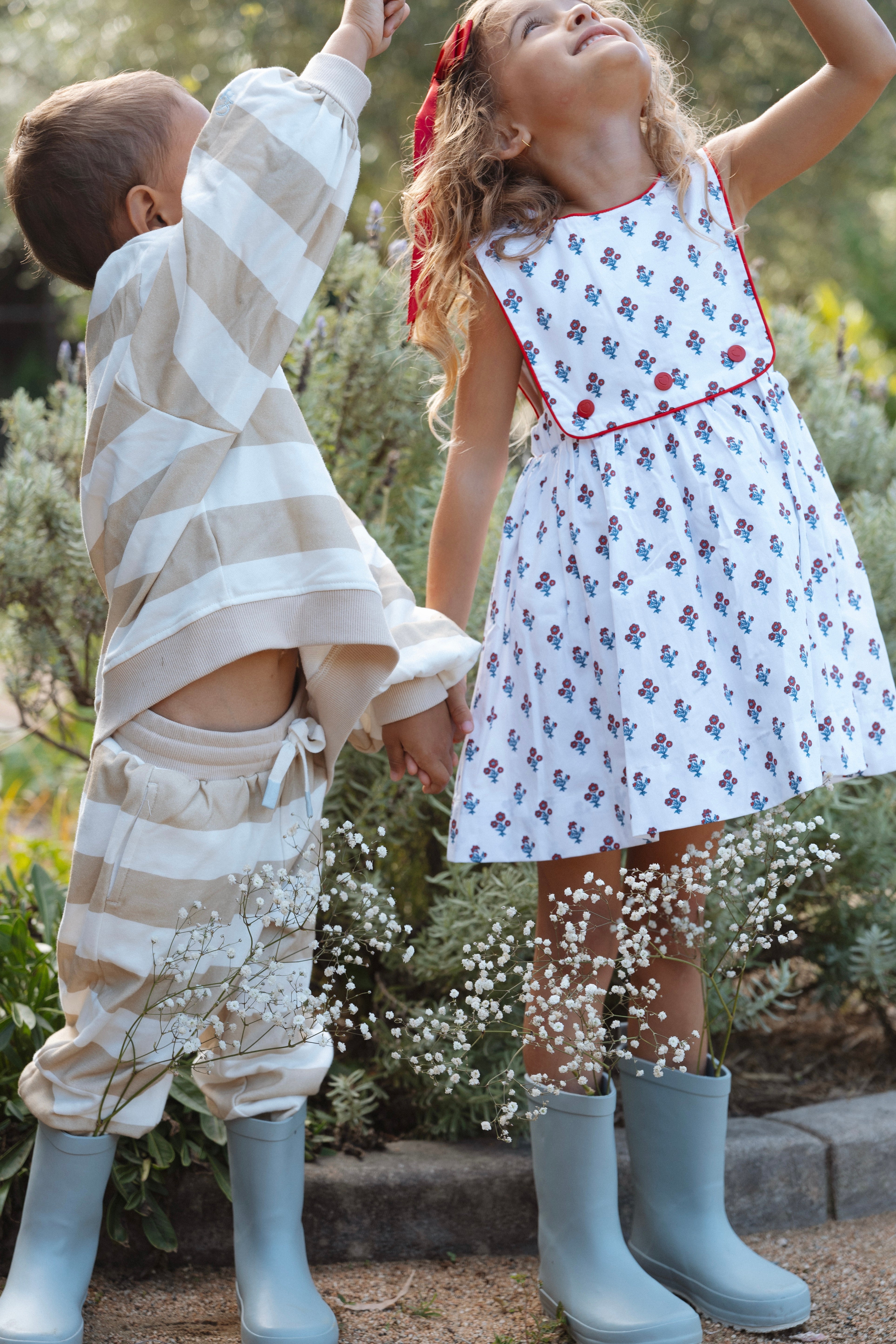 LITTLE WHITE PINAFORE DRESS