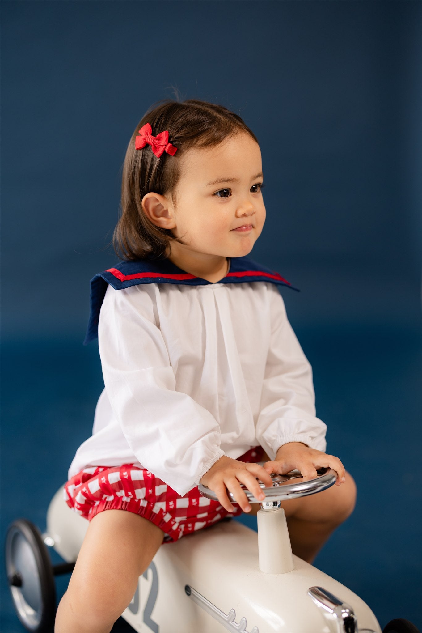 Little Red Gingham Bloomer