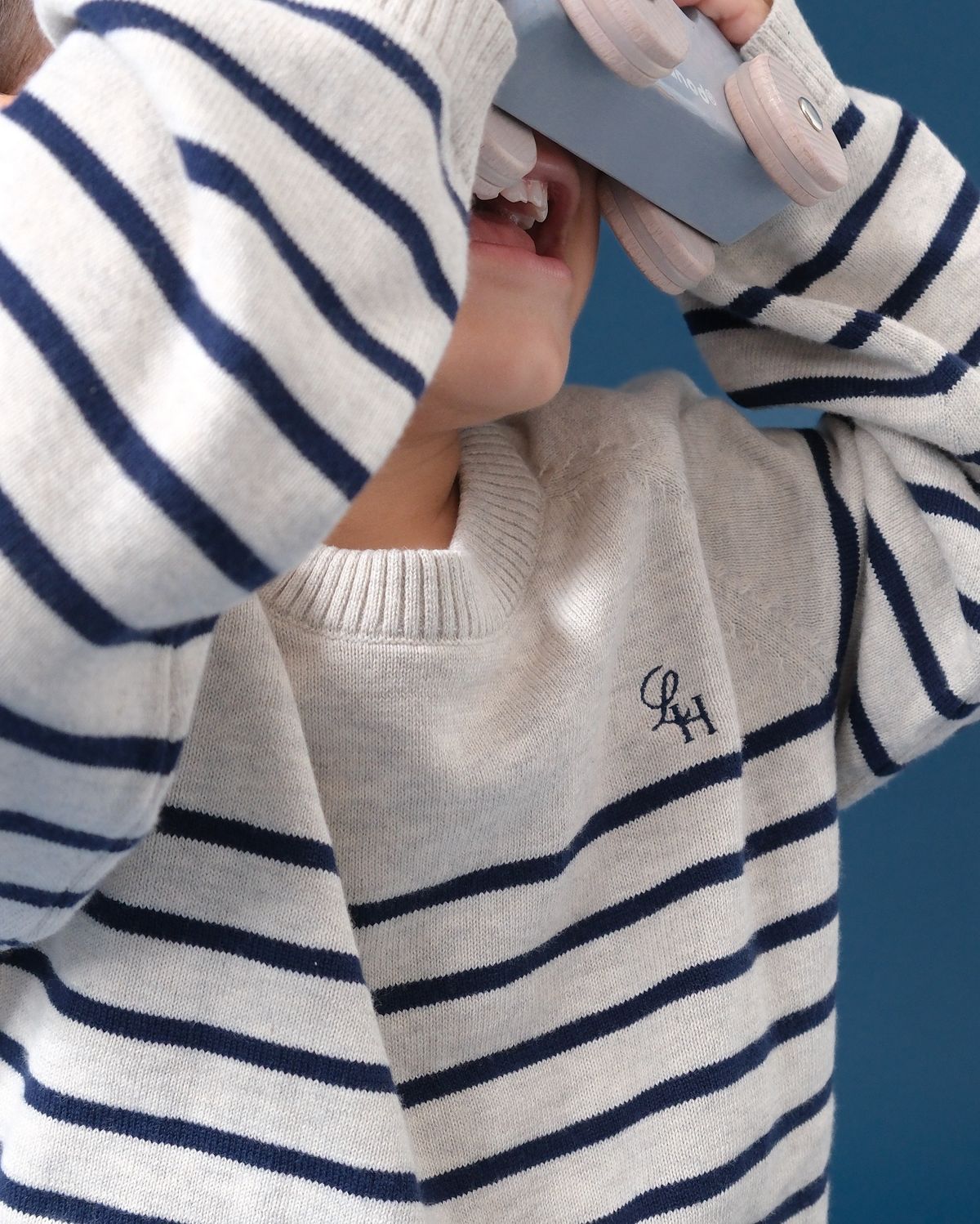 Little Oatmeal Summer Knit Jumper