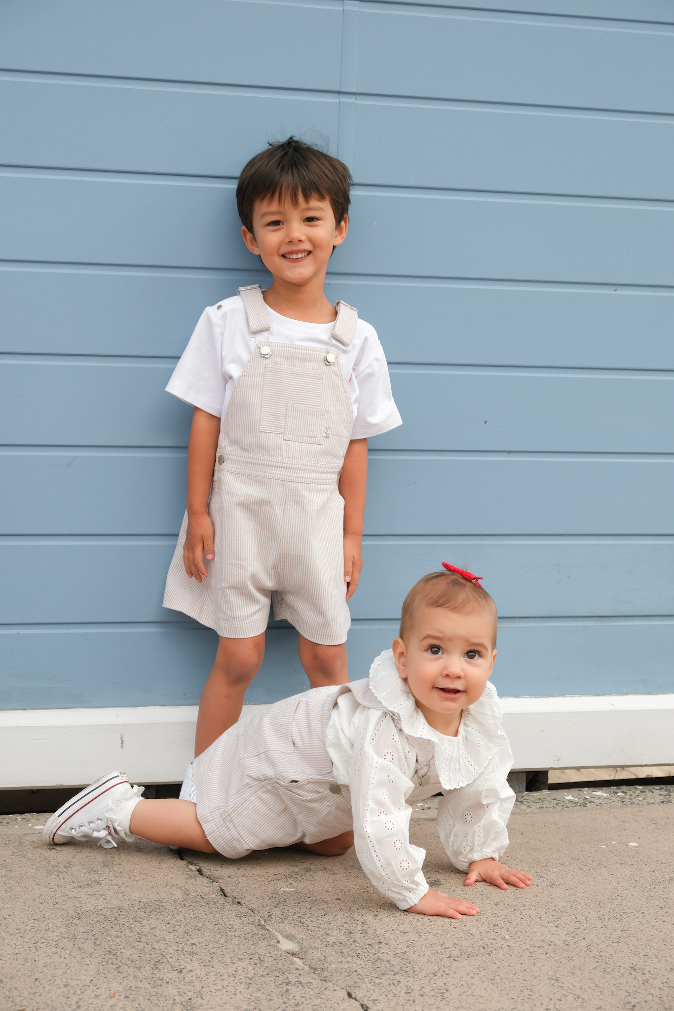 Little Oat Sailor Overalls