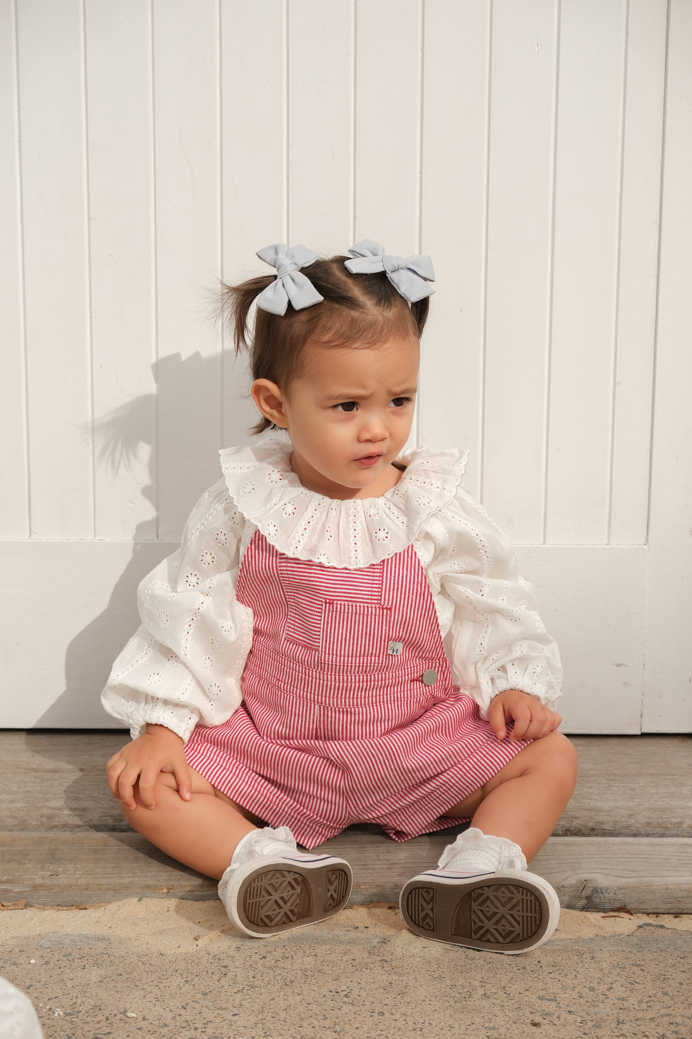 Little Red Sailor Overalls