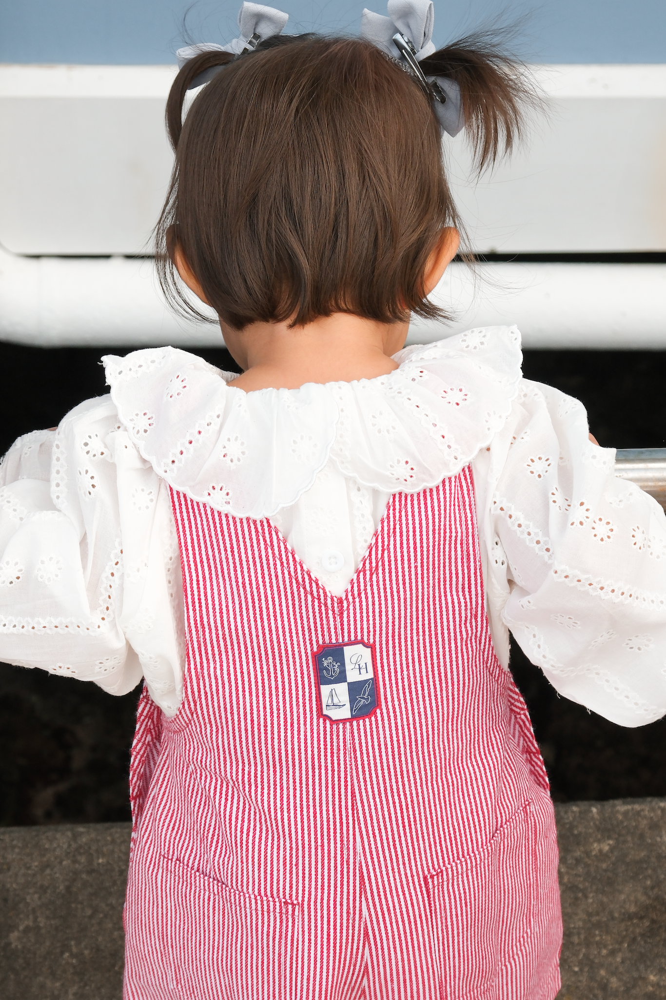 Little Red Sailor Overalls
