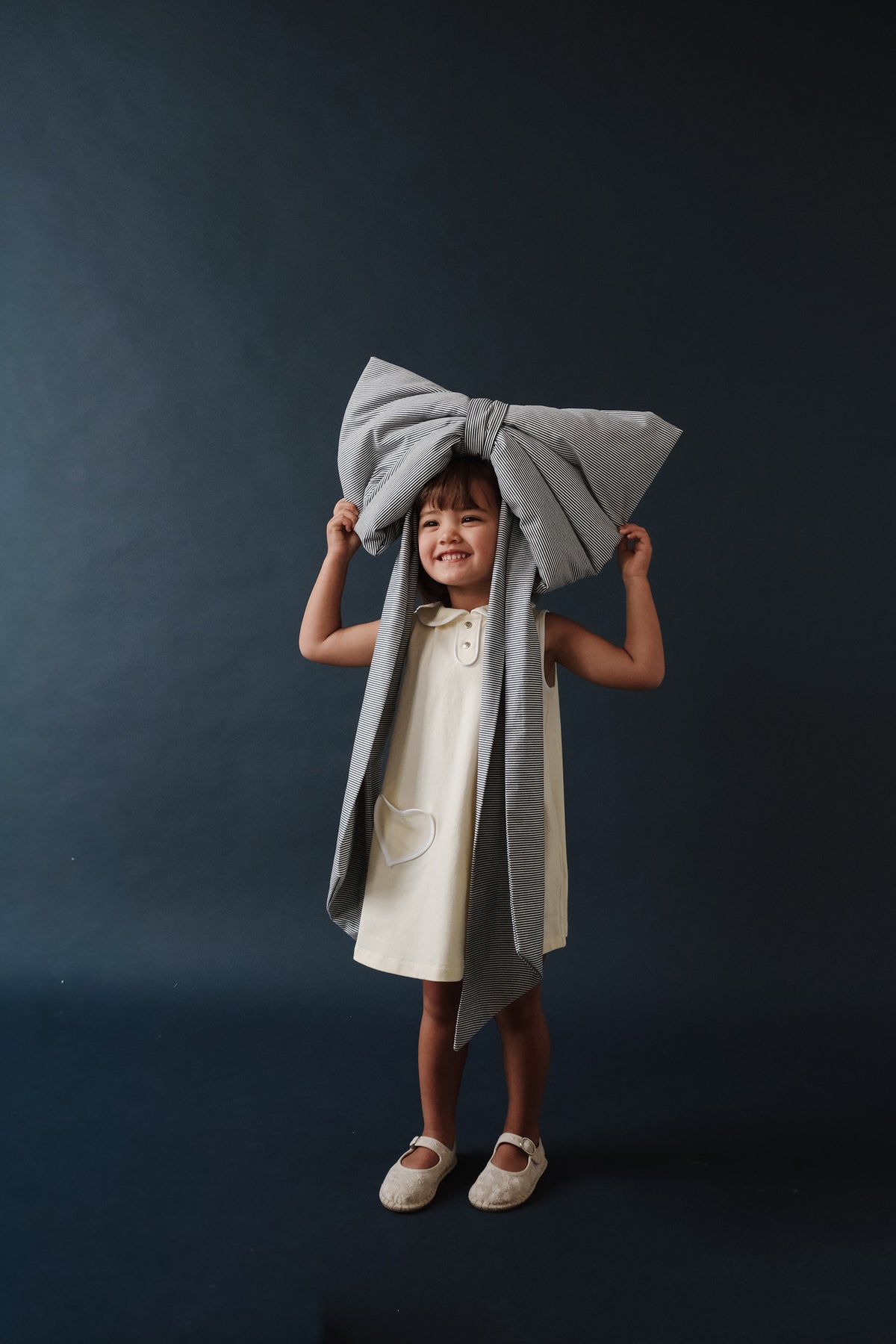 LITTLE YELLOW HEART SHIFT DRESS