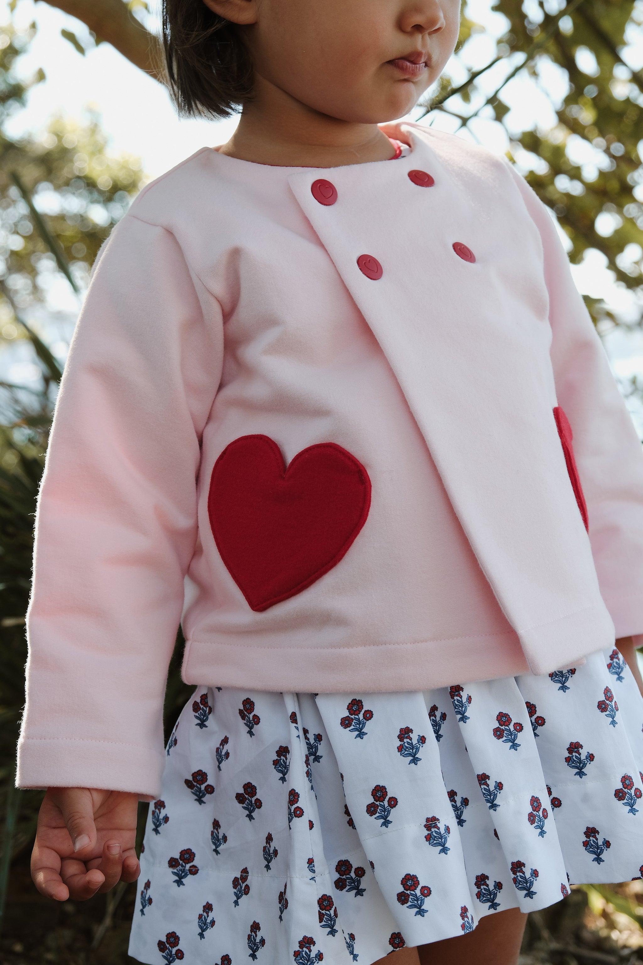 Little pink heart Cardi