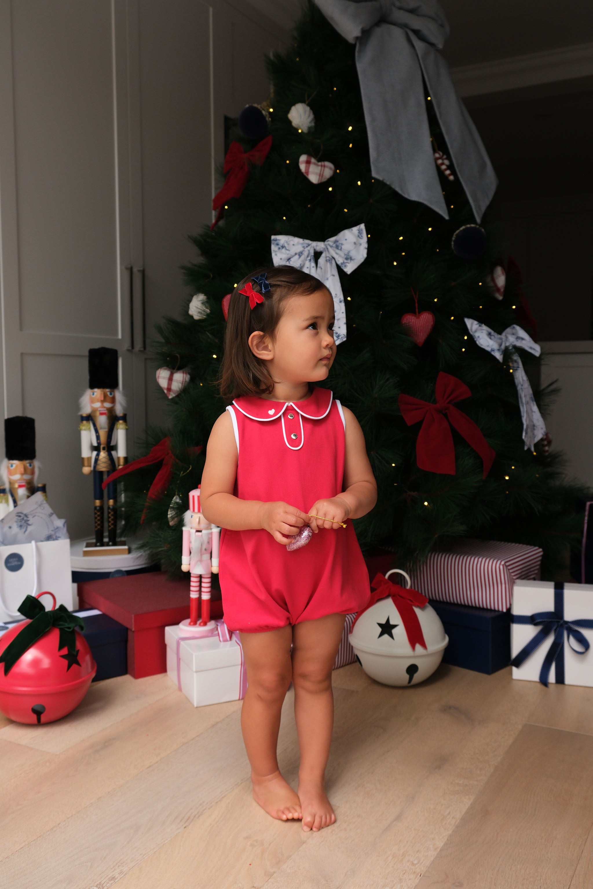 LITTLE RED BUBBLE ROMPER