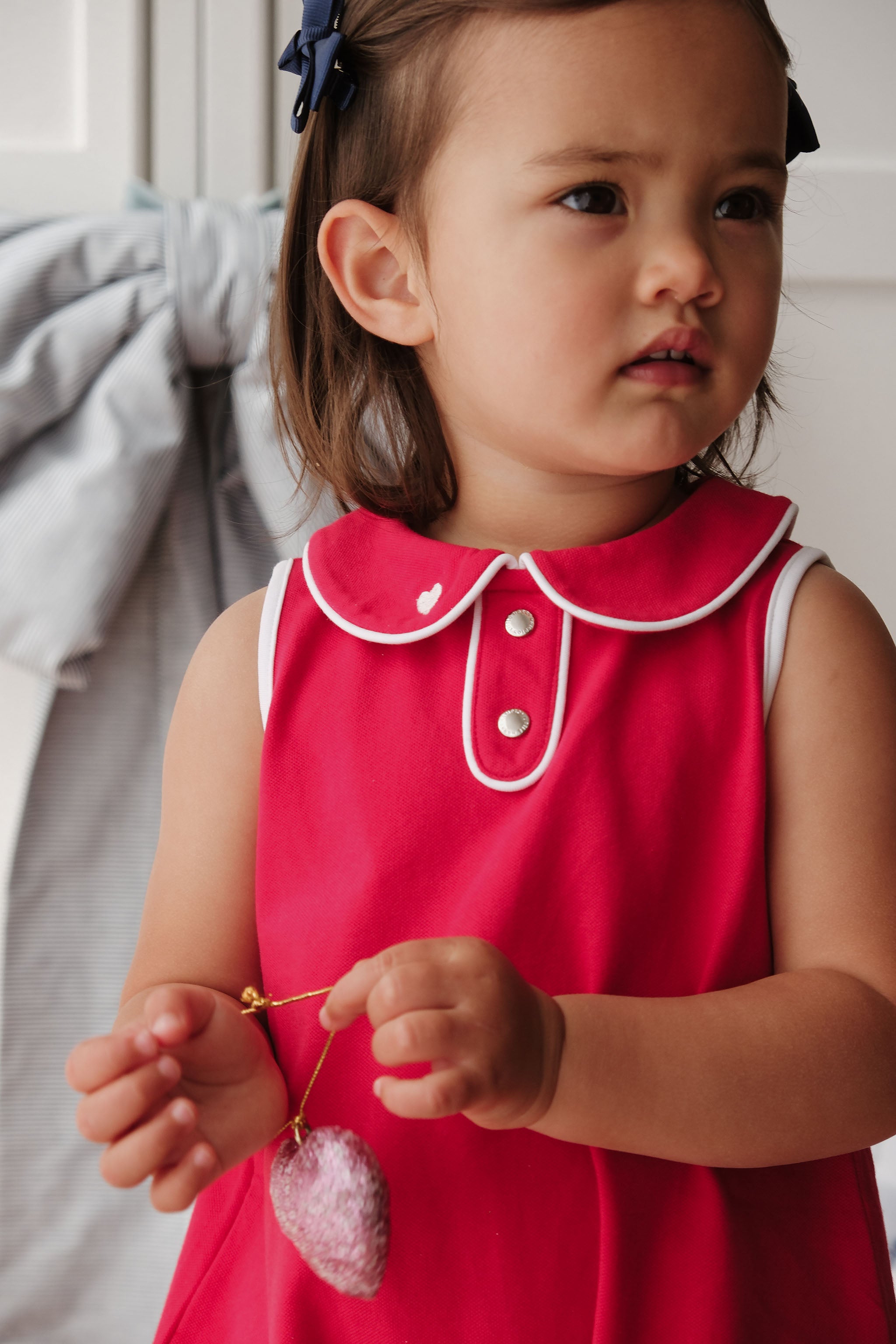LITTLE RED BUBBLE ROMPER
