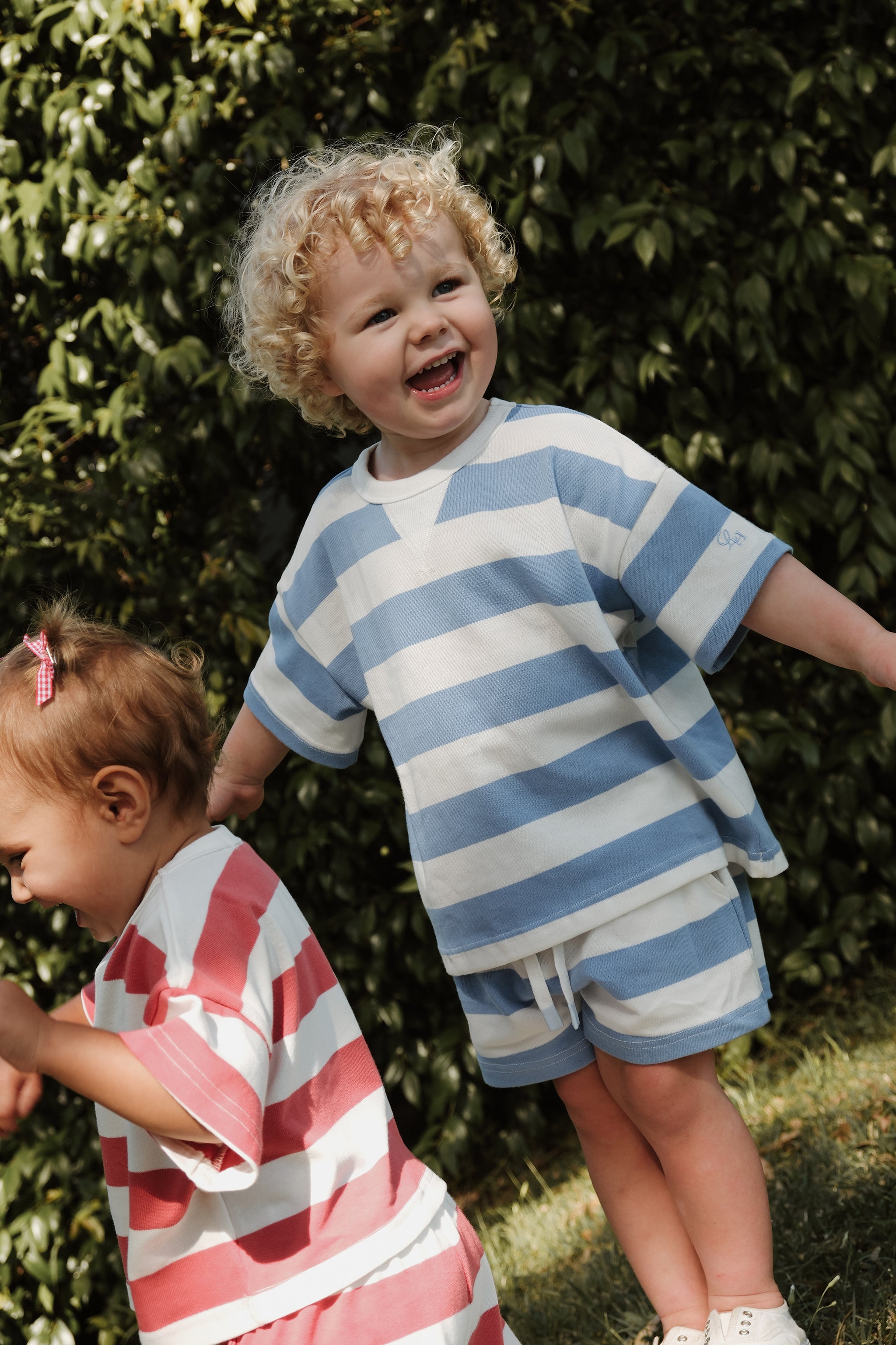 LITTLE BLUE BOXY TEE