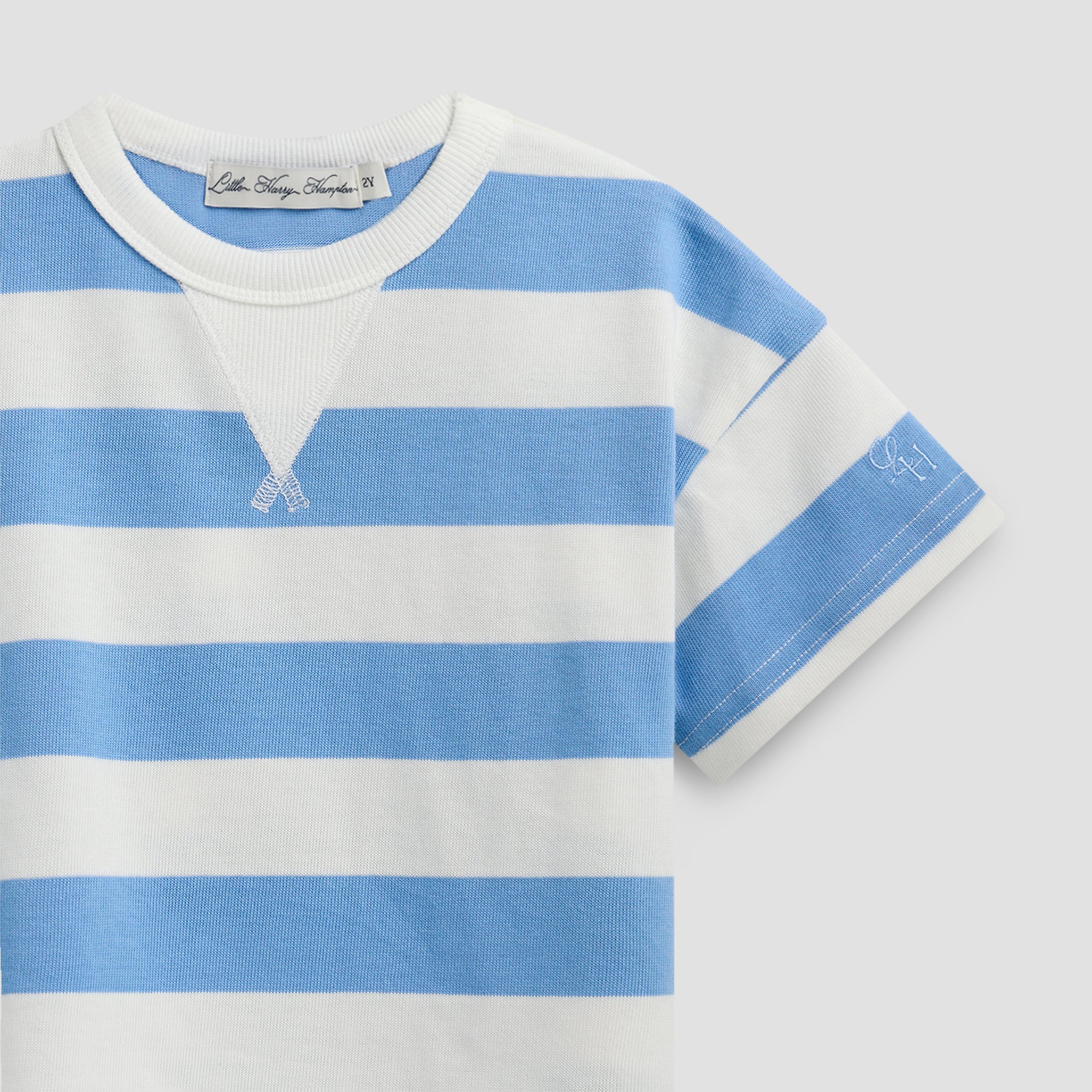 LITTLE BLUE BOXY TEE