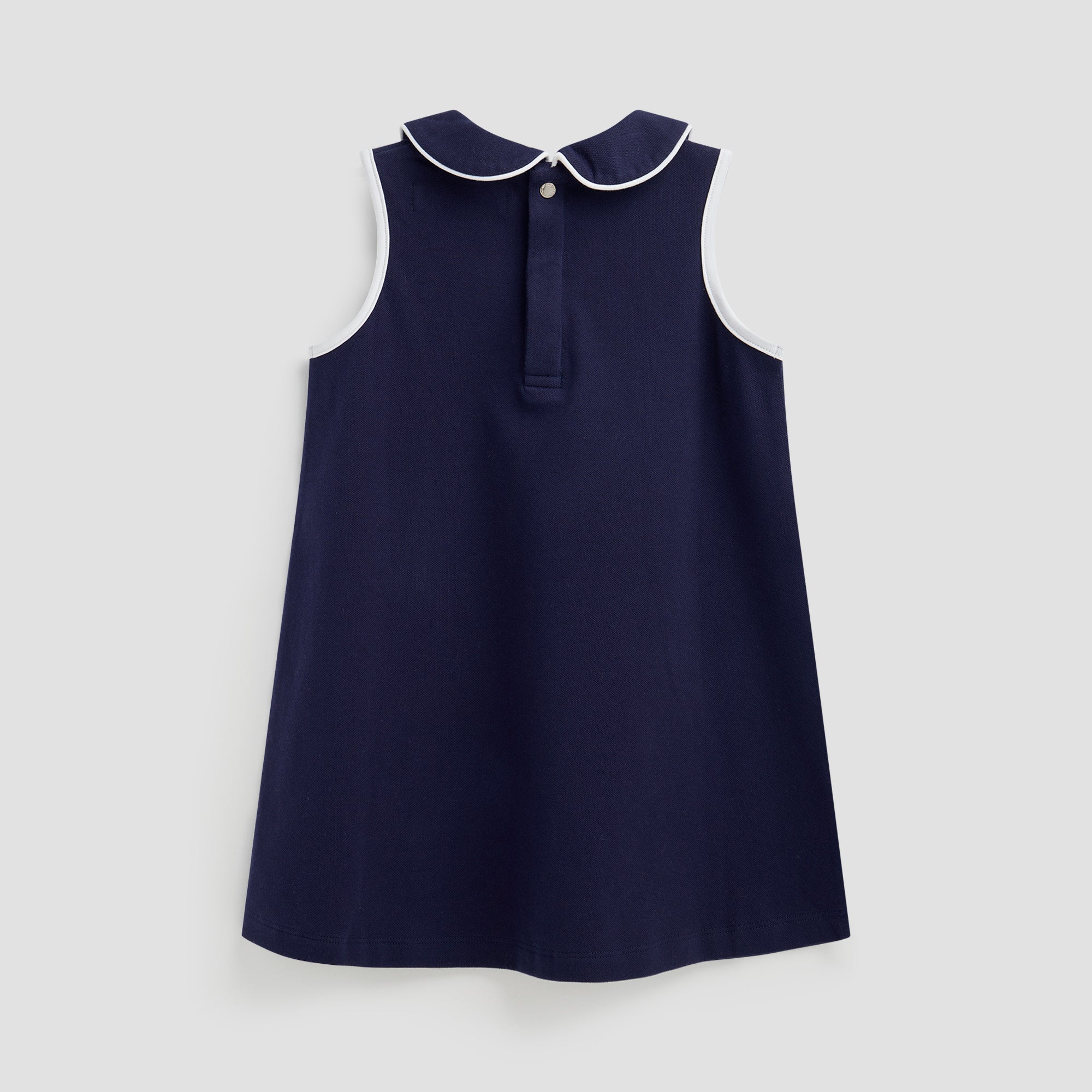 LITTLE NAVY HEART SHIFT DRESS