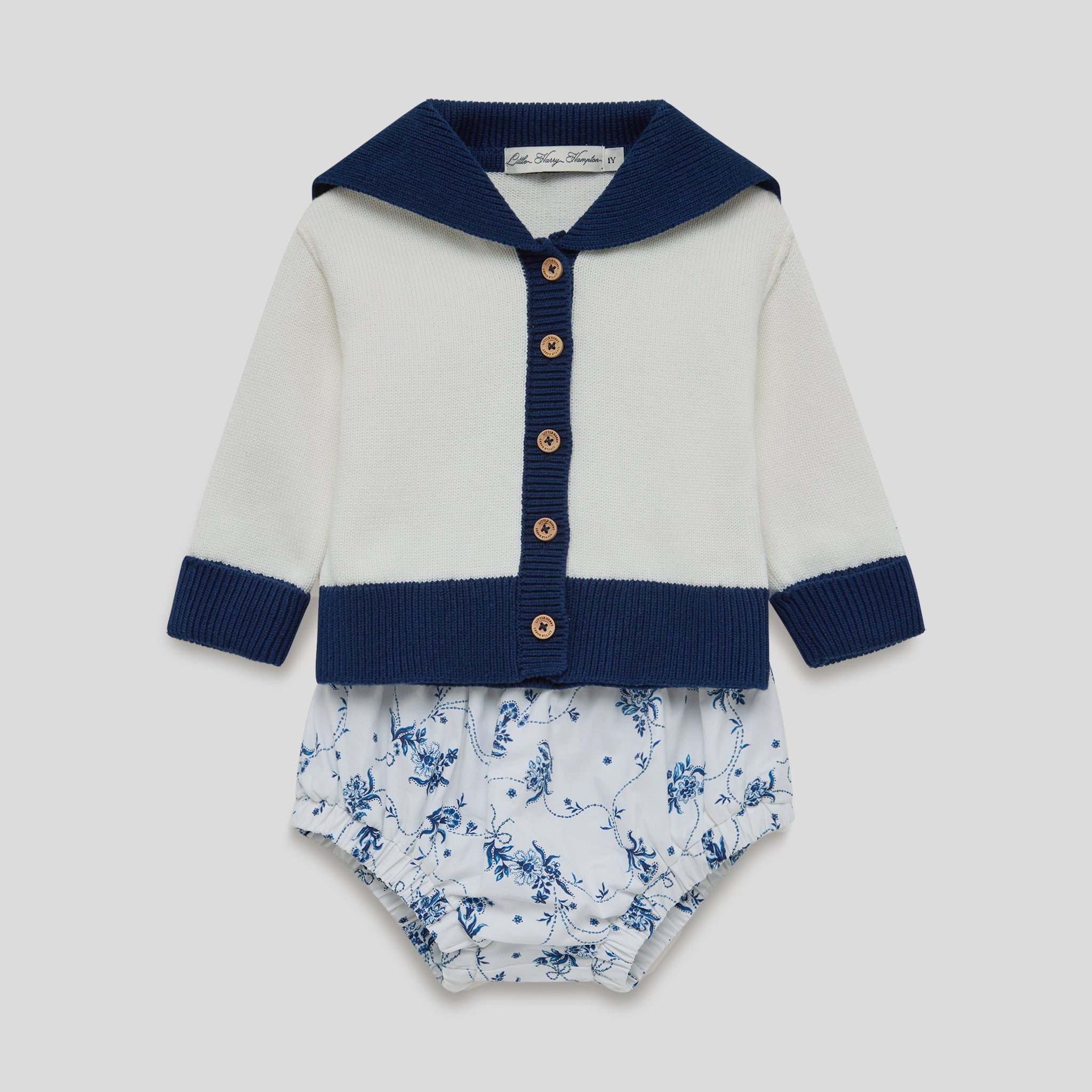 Little Navy Sailor Cardigan