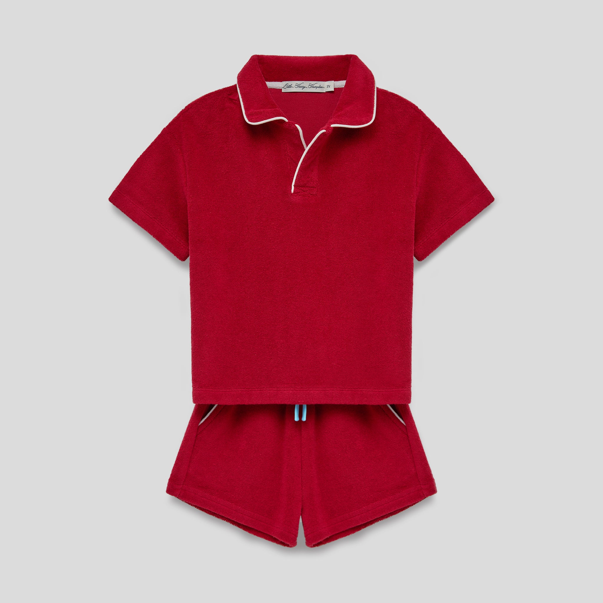 Little Red French Terry Short