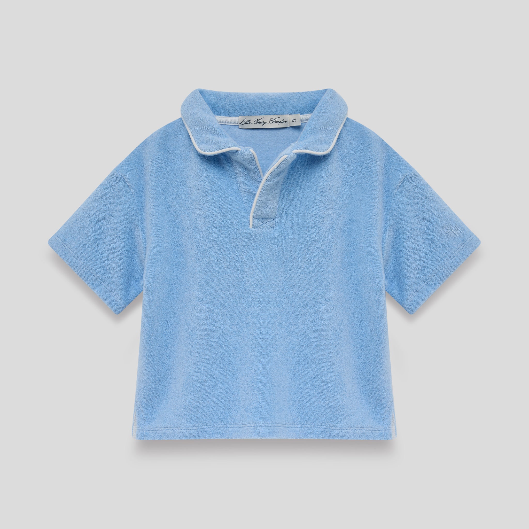 Little Blue French Terry Polo