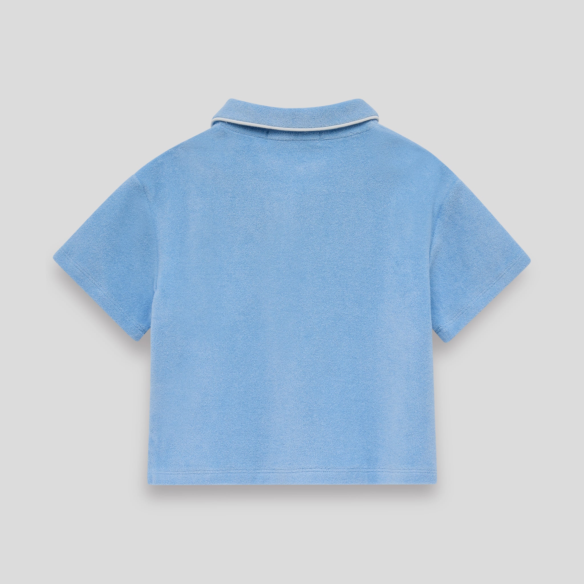 Little Blue French Terry Polo