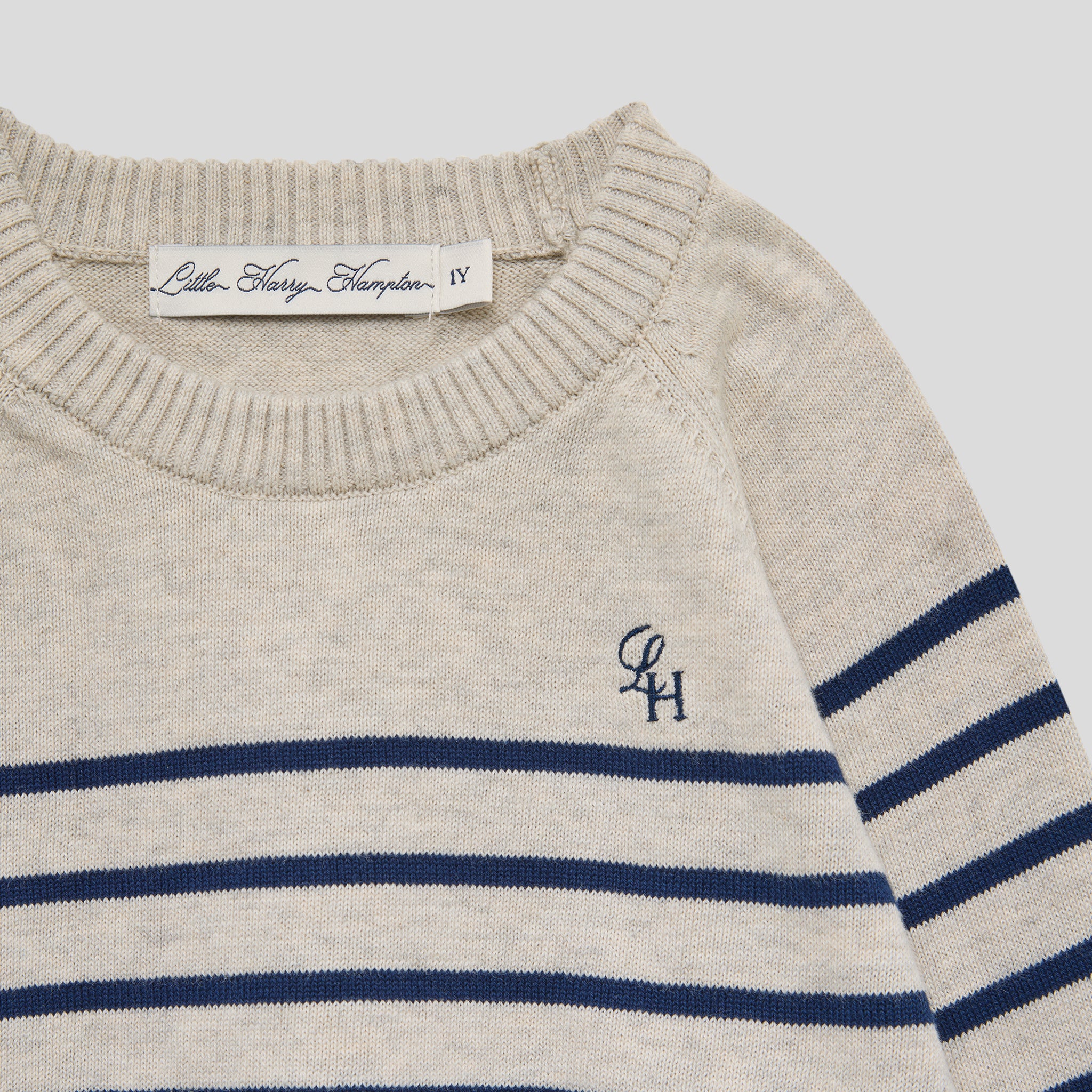 Little Oatmeal Summer Knit Jumper
