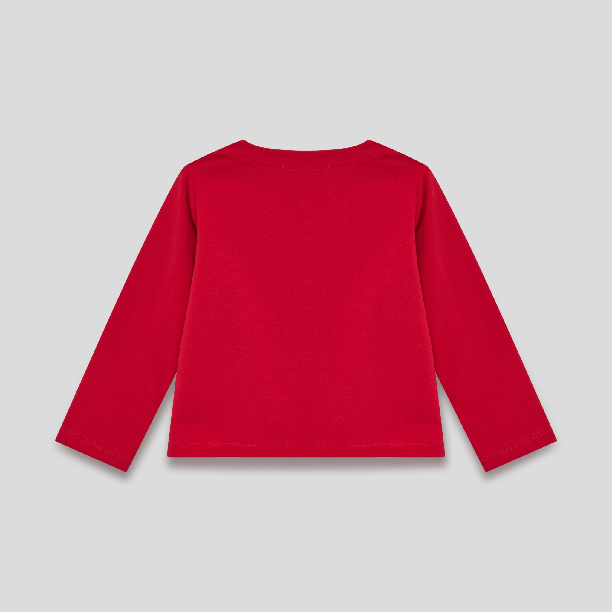 Little Red Boat Neck L/S Tee