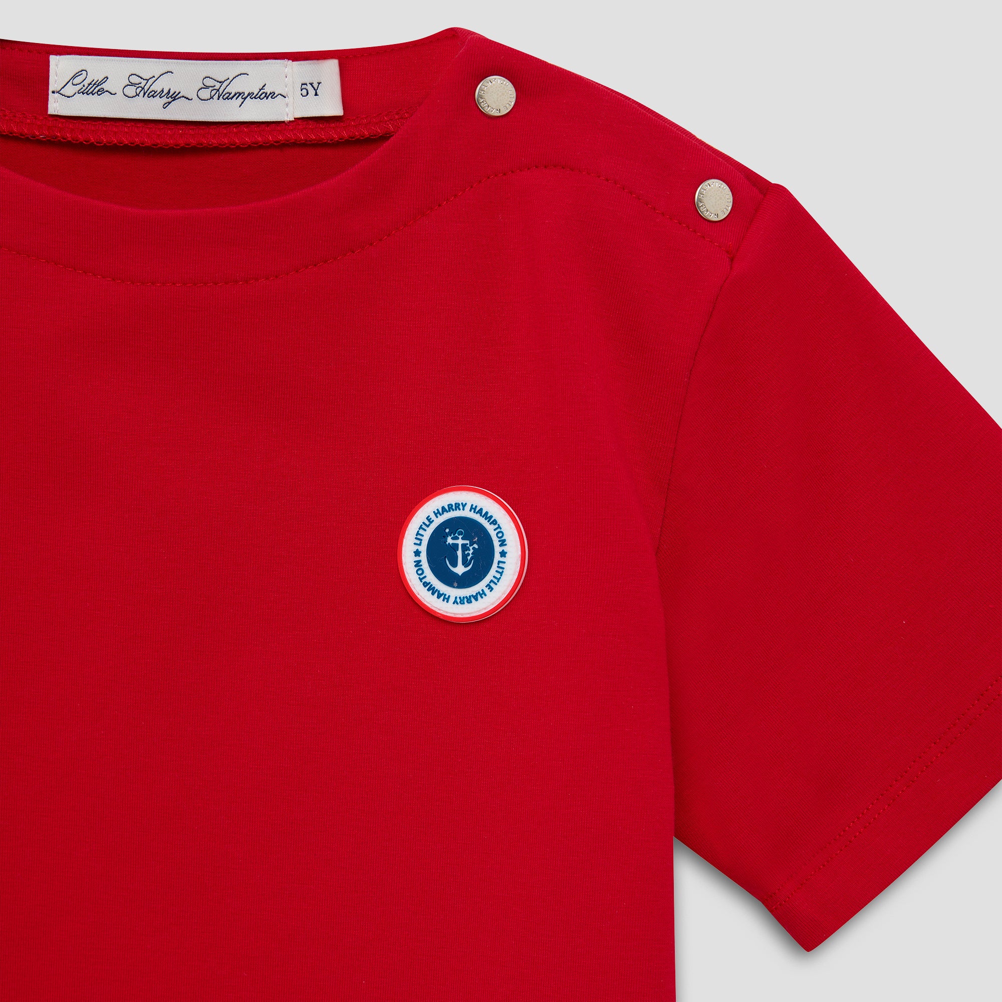 Little Red Boat Neck S/S Tee