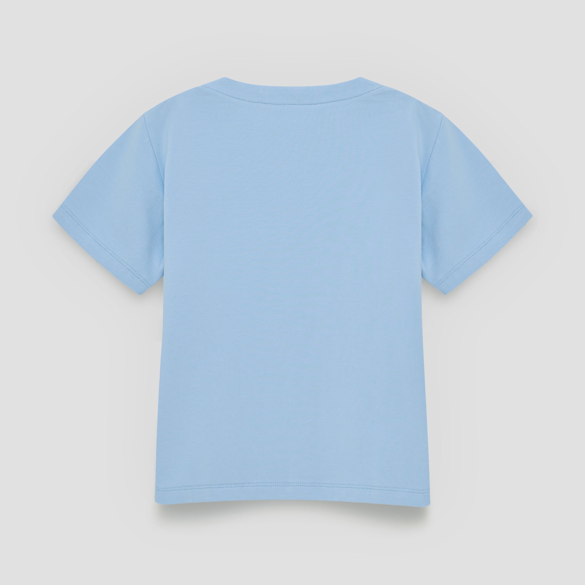 Little Blue Boat Neck S/S Tee