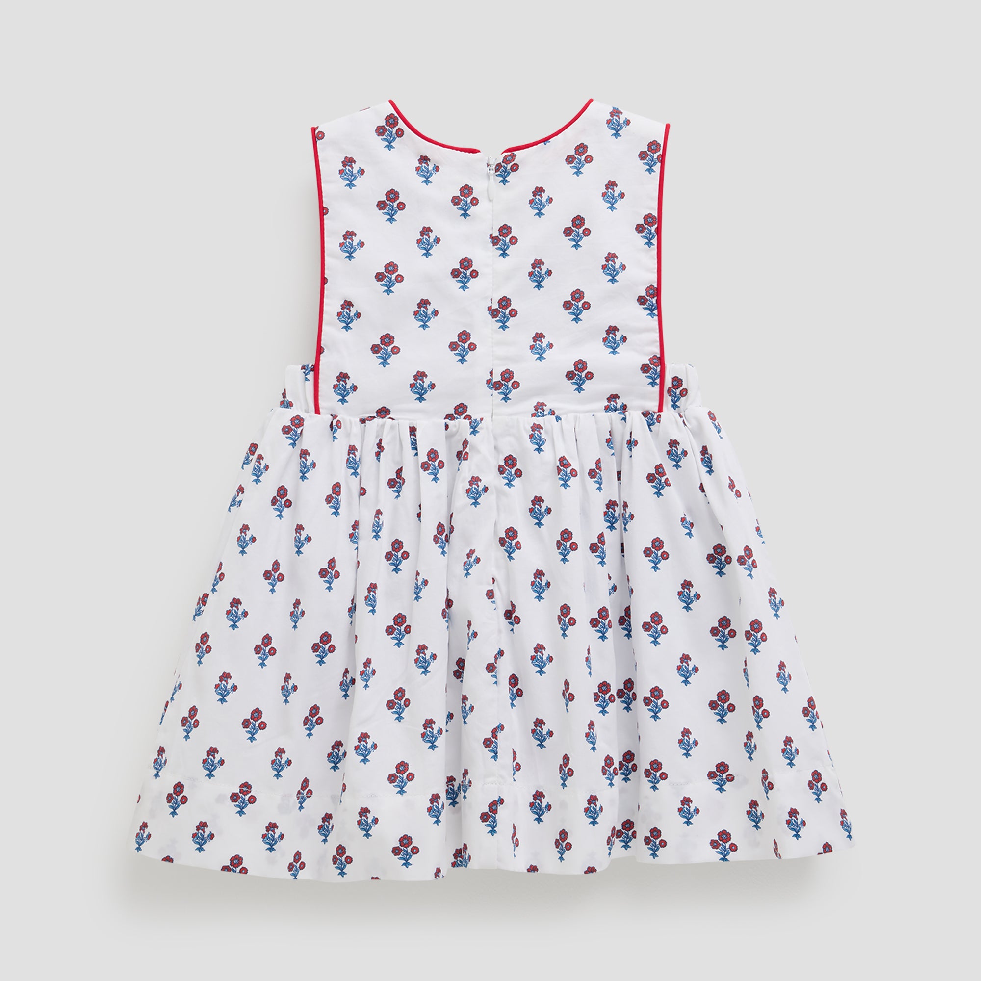 LITTLE WHITE PINAFORE DRESS