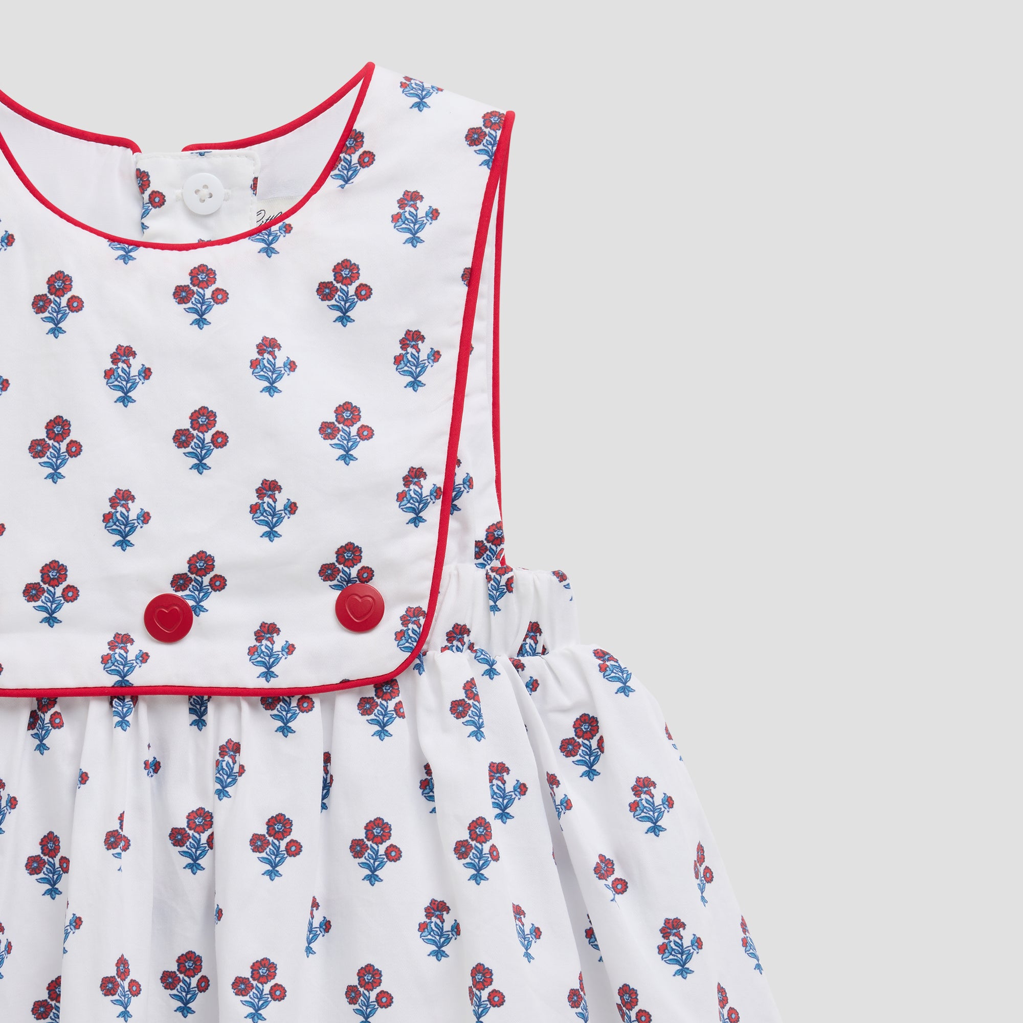 LITTLE WHITE PINAFORE DRESS