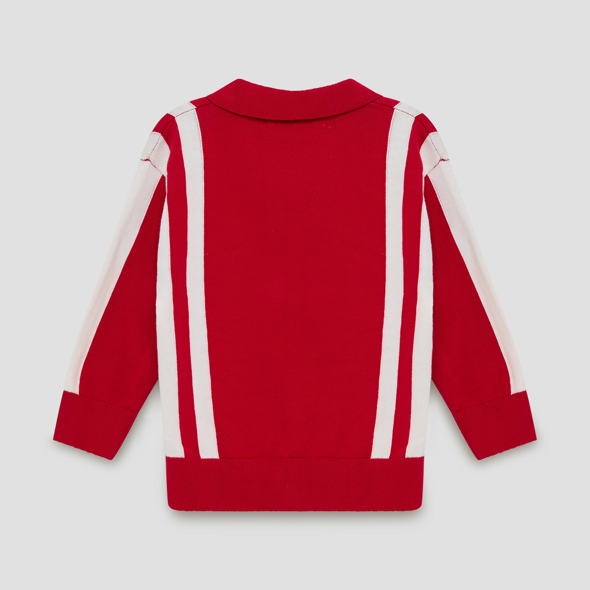 Little Red Knitted Polo