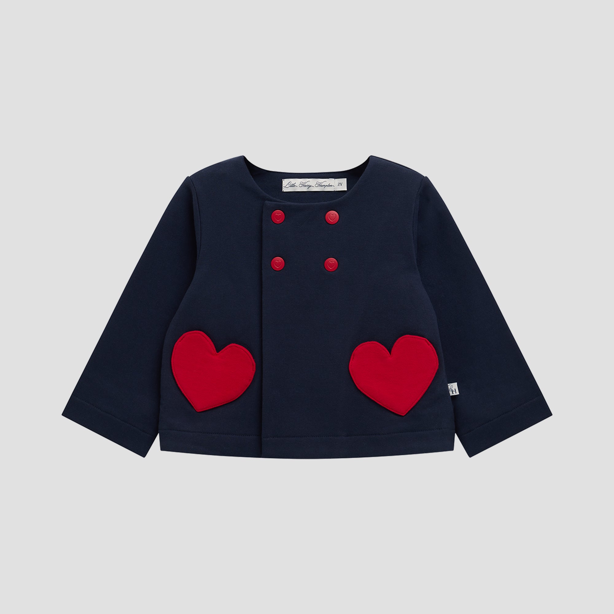 Little navy heart Cardi