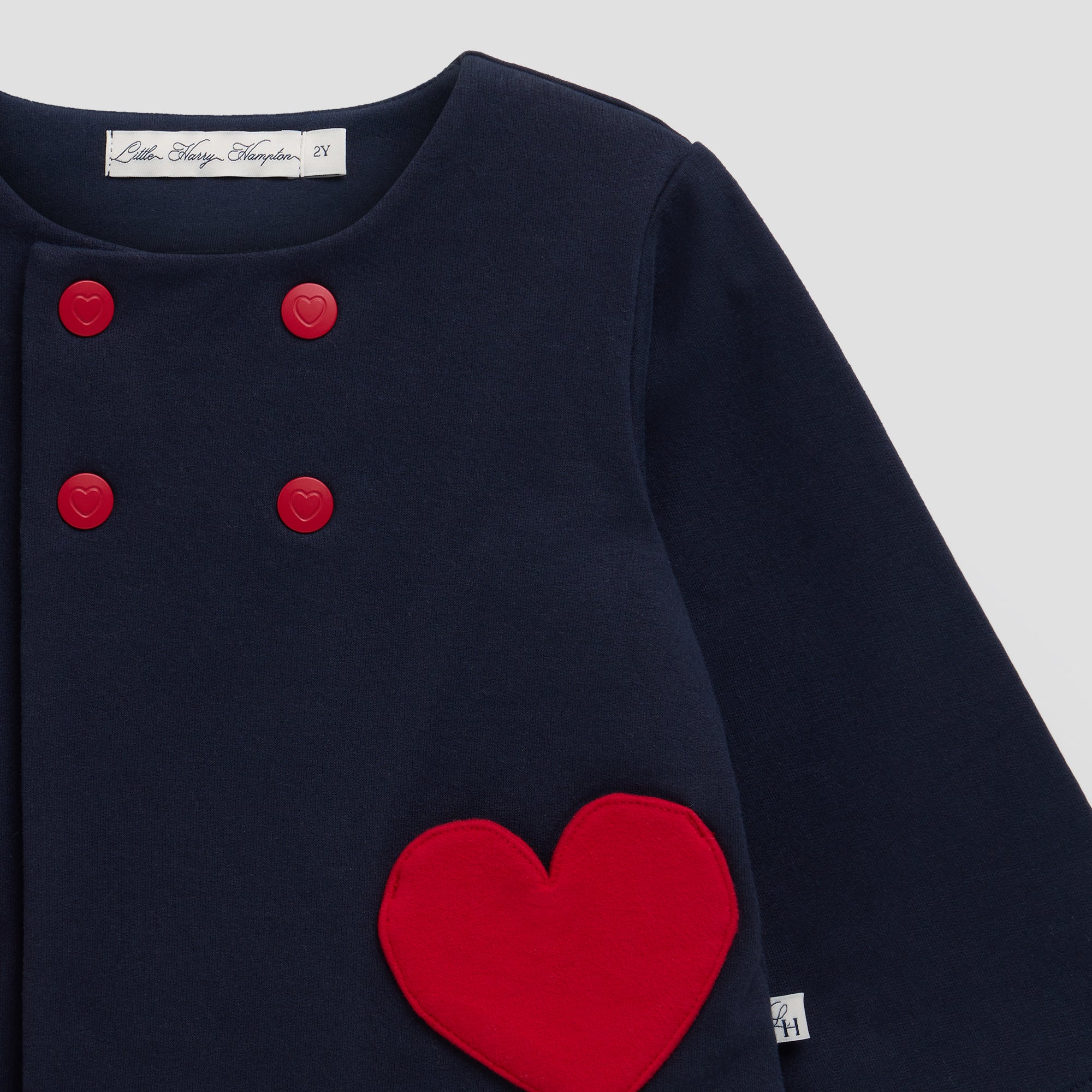 LITTLE NAVY FLEECE JACKET