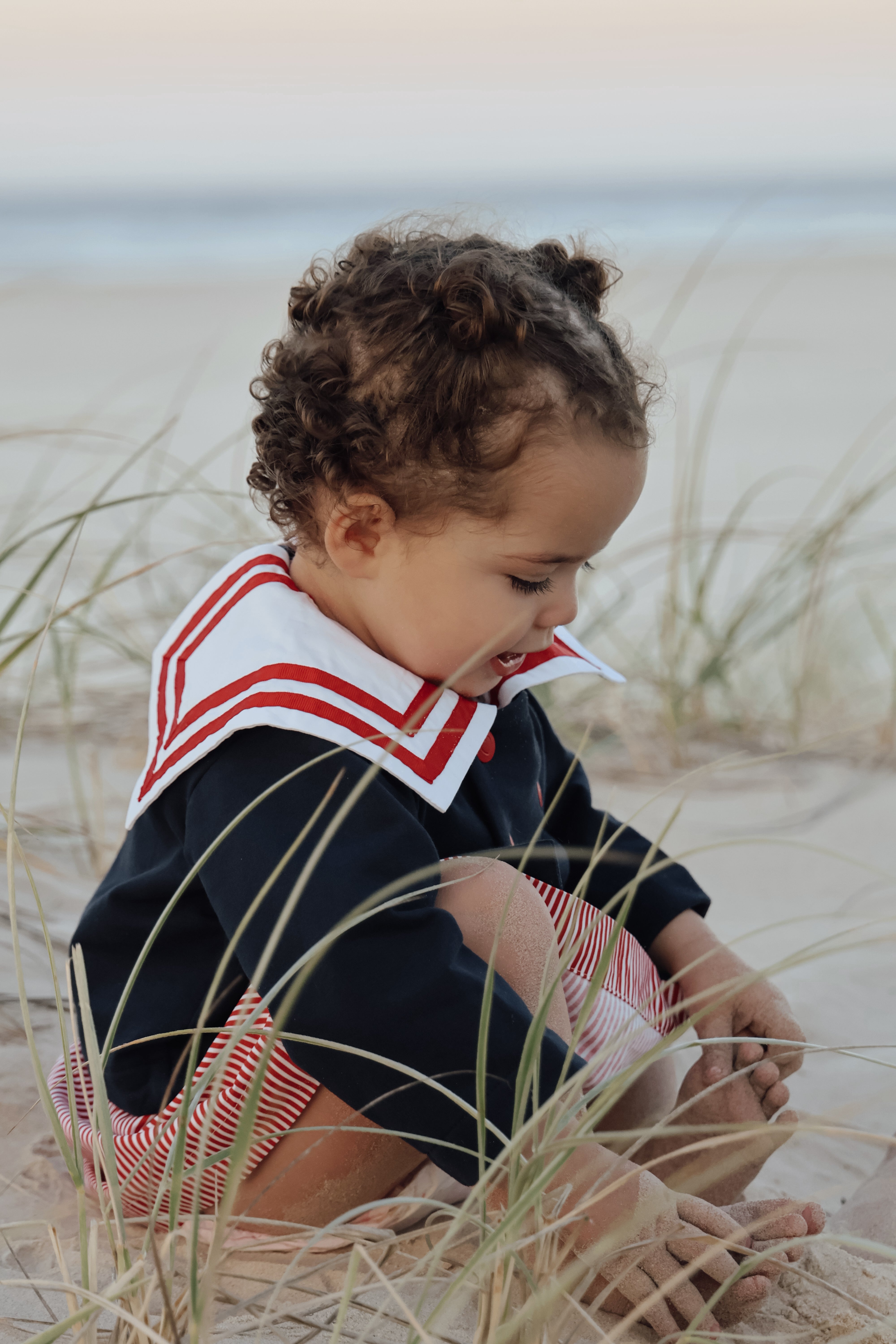 LITTLE NAVY FLEECE JACKET
