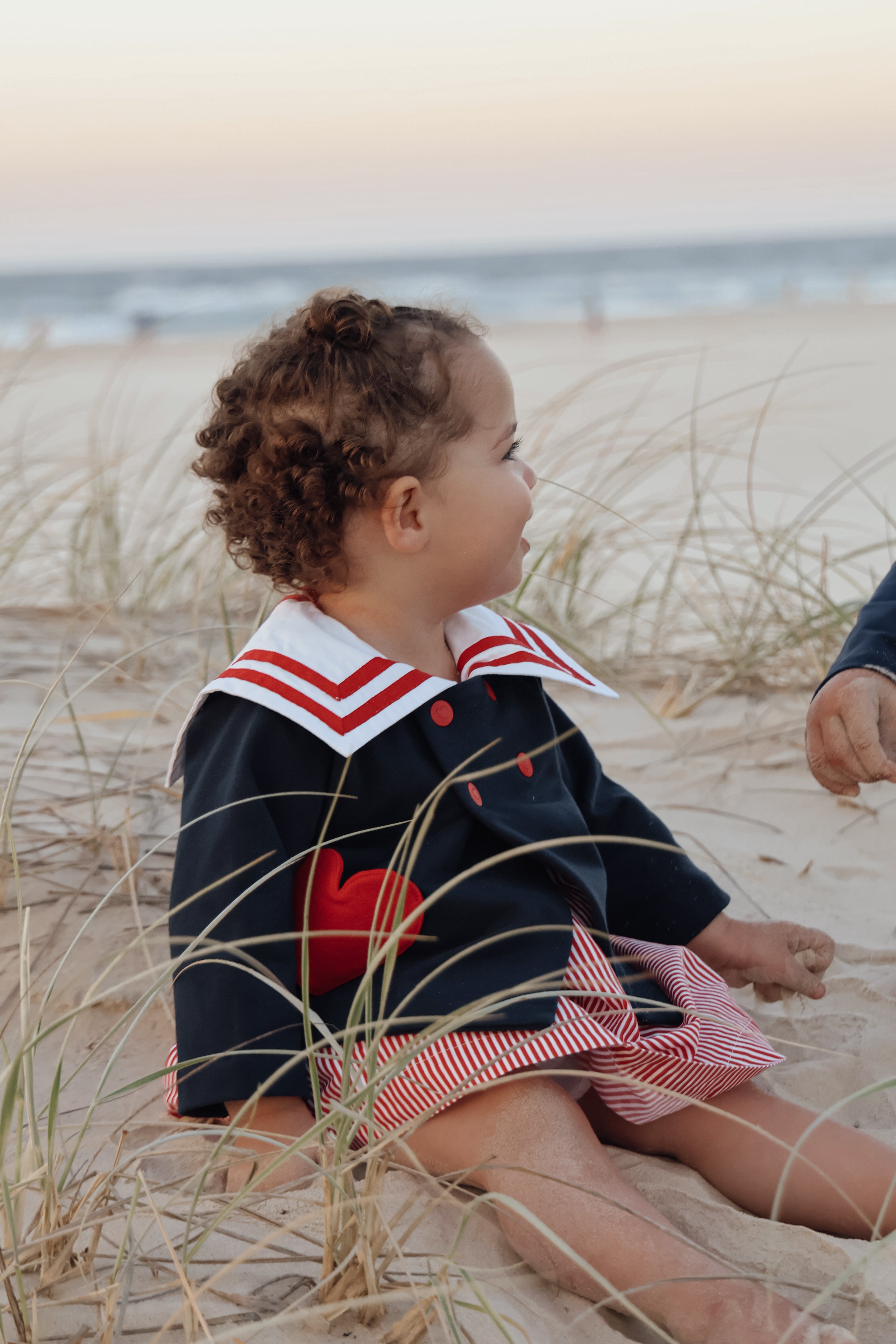 LITTLE NAVY FLEECE JACKET