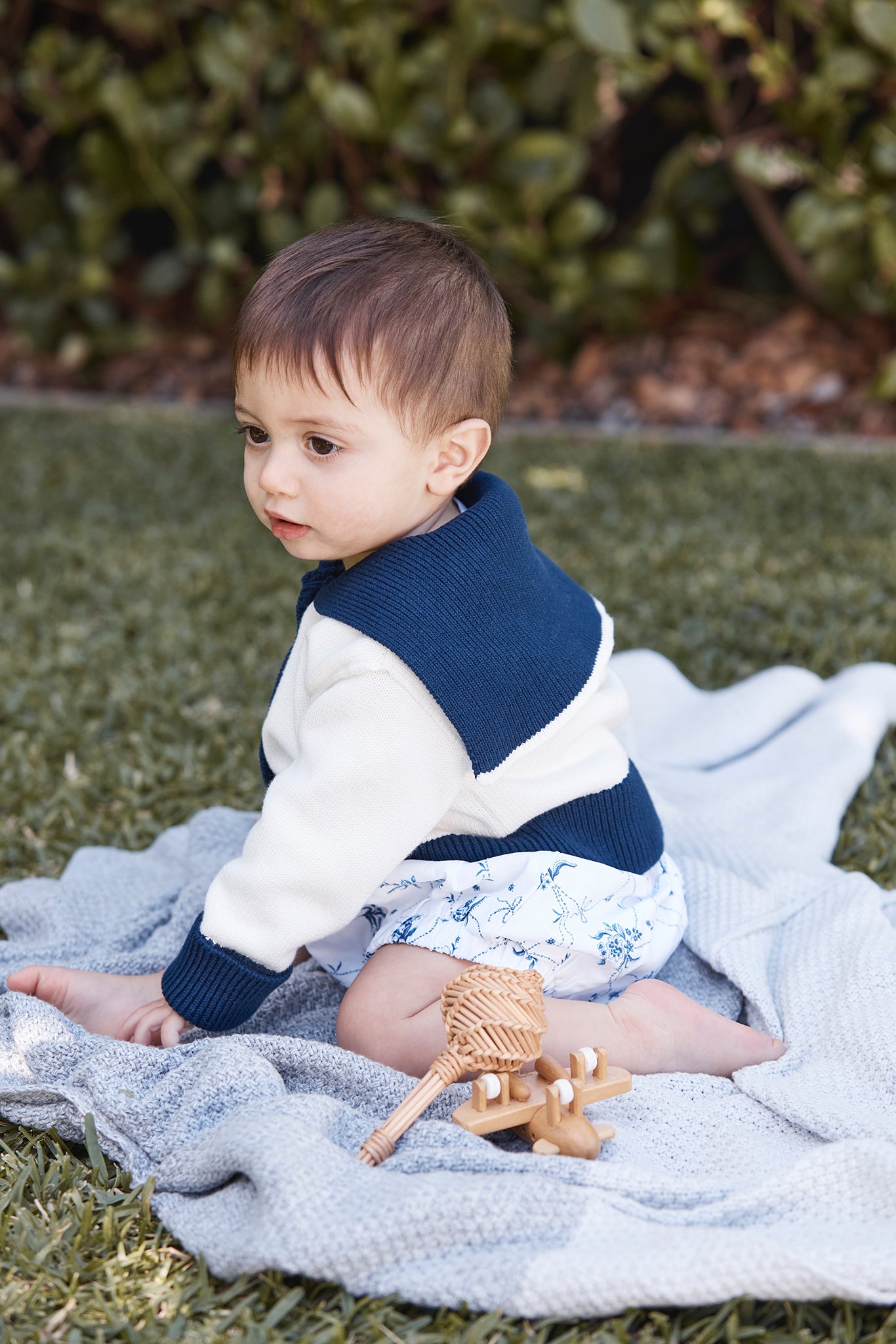 Little Navy Sailor Cardigan