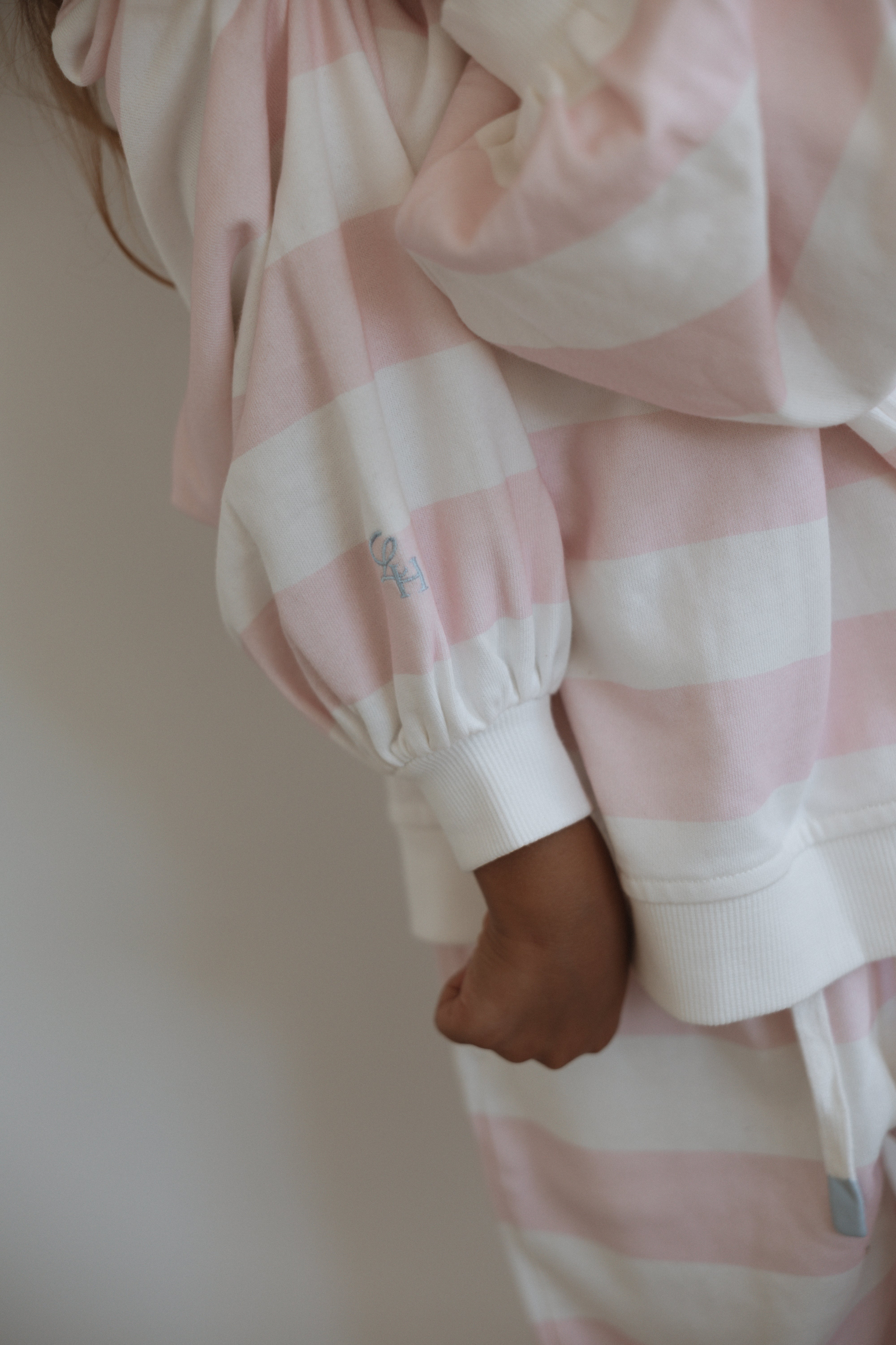 LITTLE PINK CREWNECK SWEAT TOP