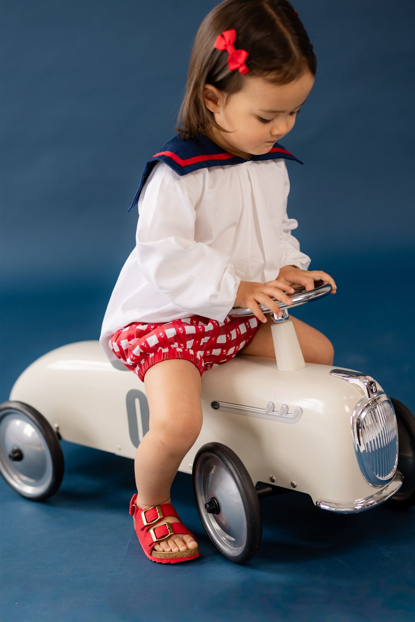 Little Red Gingham Bloomer