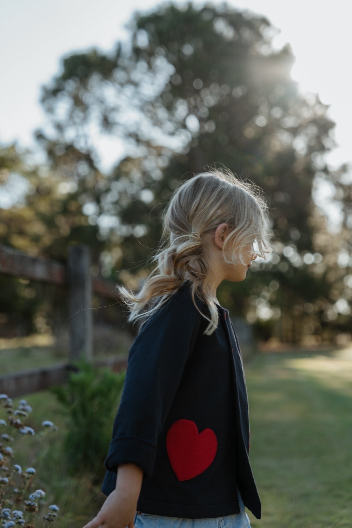 LITTLE NAVY FLEECE JACKET