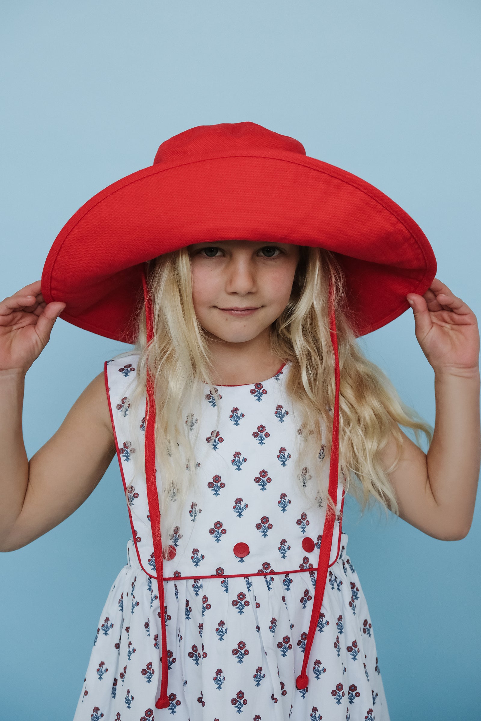 LITTLE WHITE PINAFORE DRESS