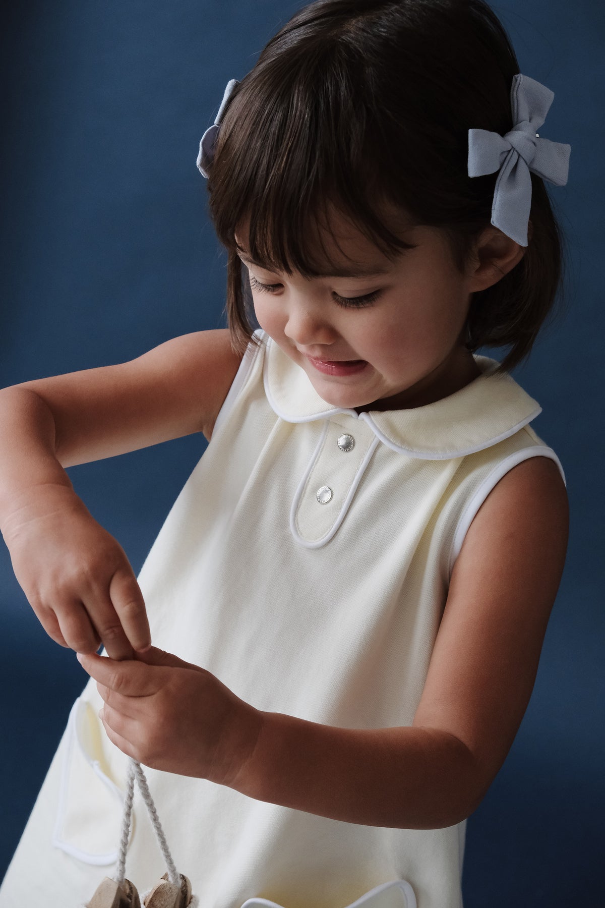 LITTLE YELLOW HEART SHIFT DRESS