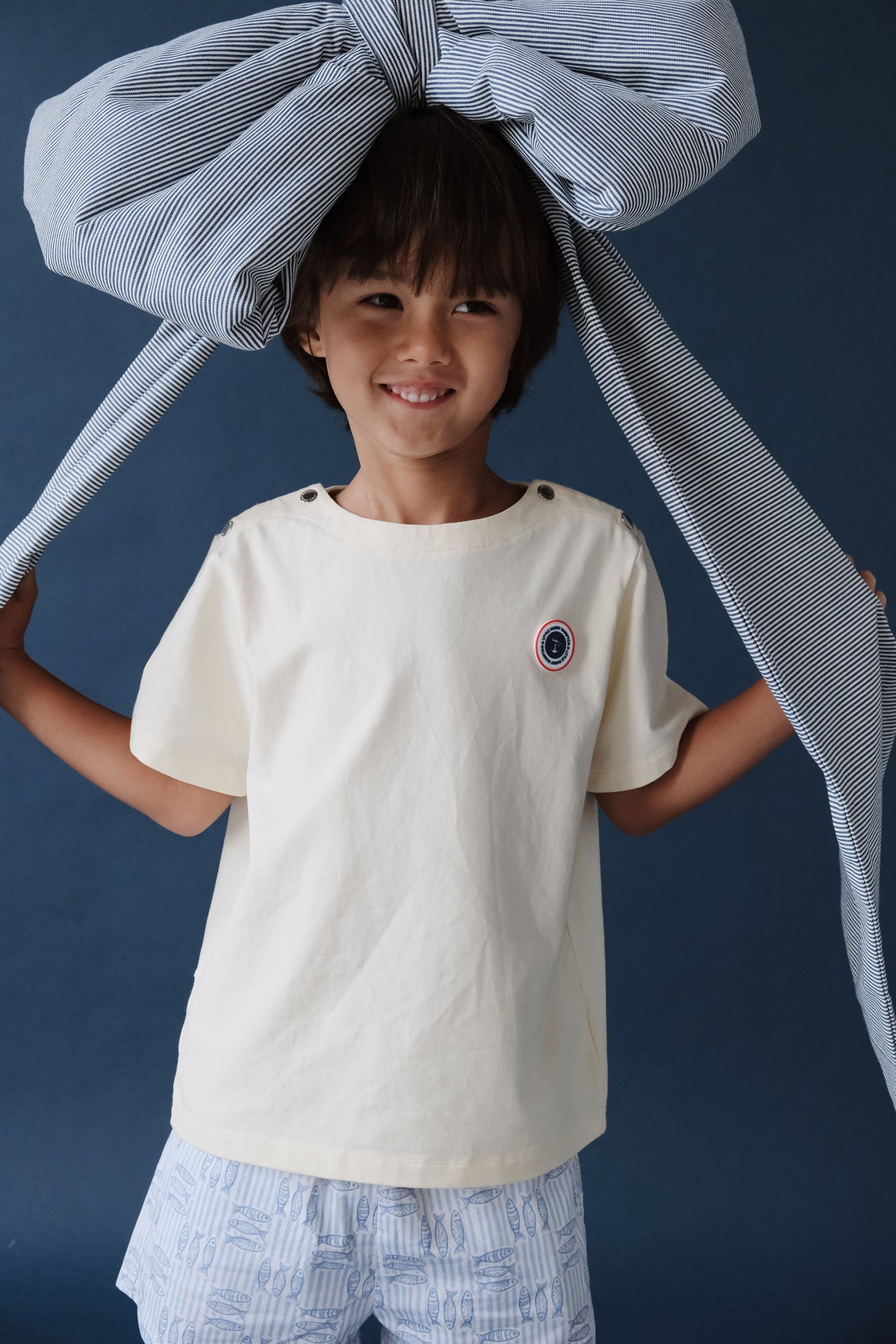 LITTLE YELLOW BOAT NECK S/S TEE