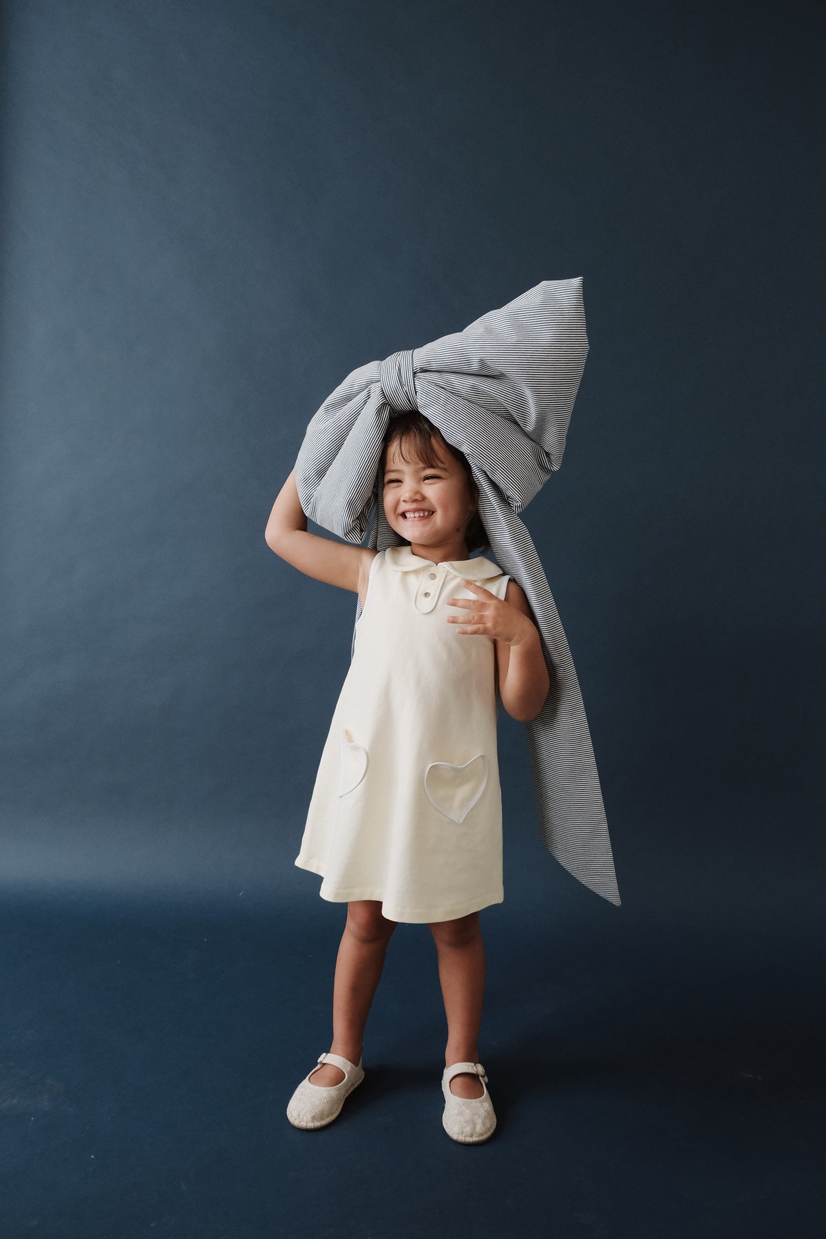 LITTLE YELLOW HEART SHIFT DRESS
