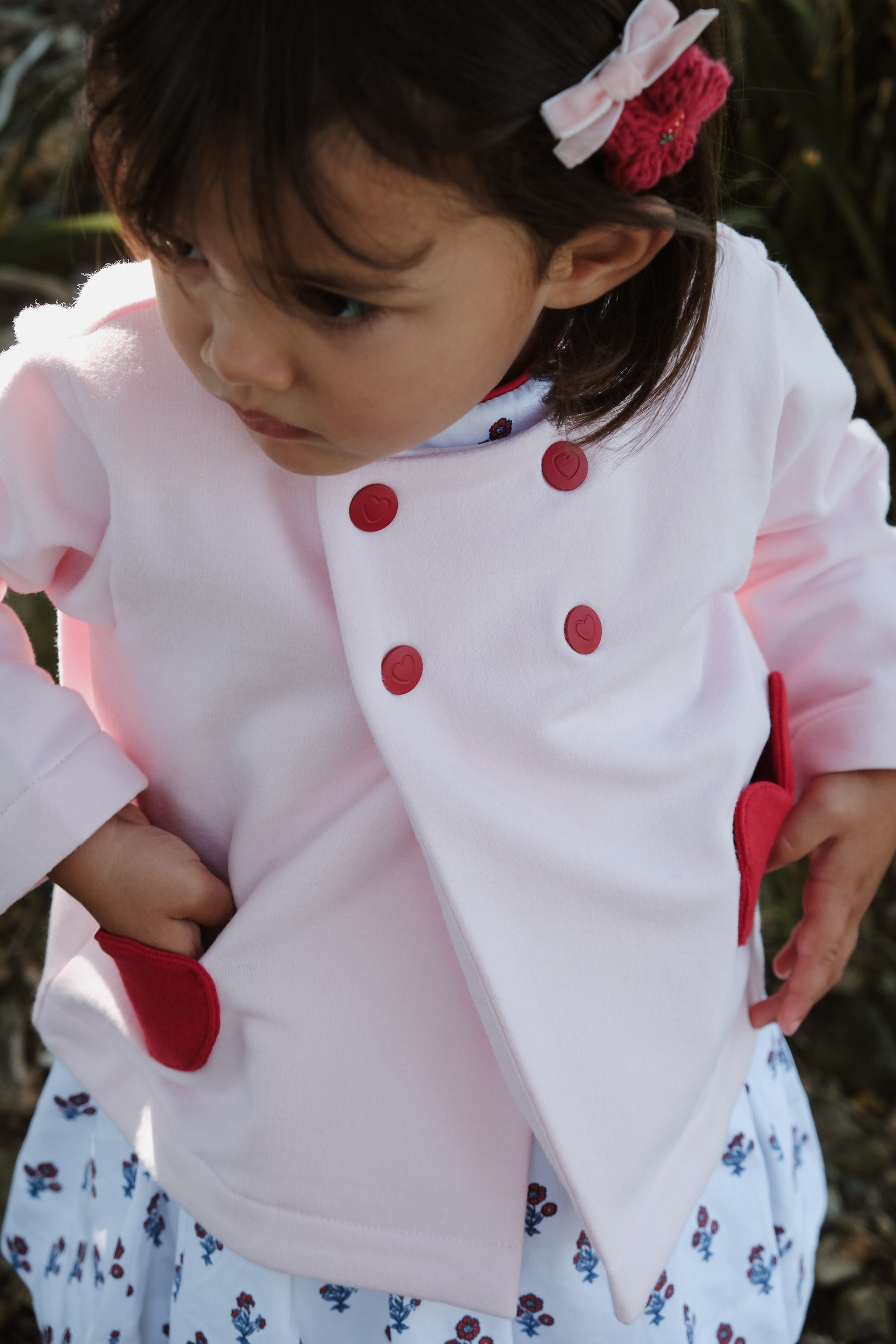 LITTLE PINK FLEECE JACKET