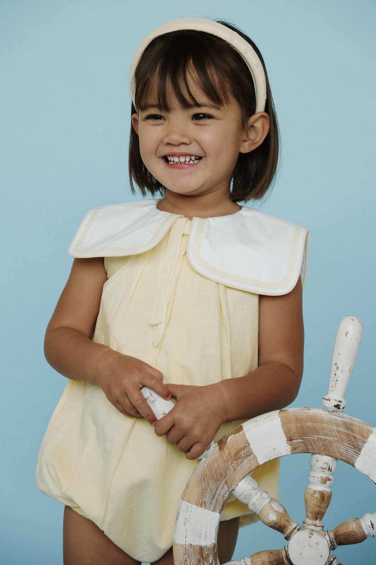 LITTLE YELLOW SAILOR ROMPER