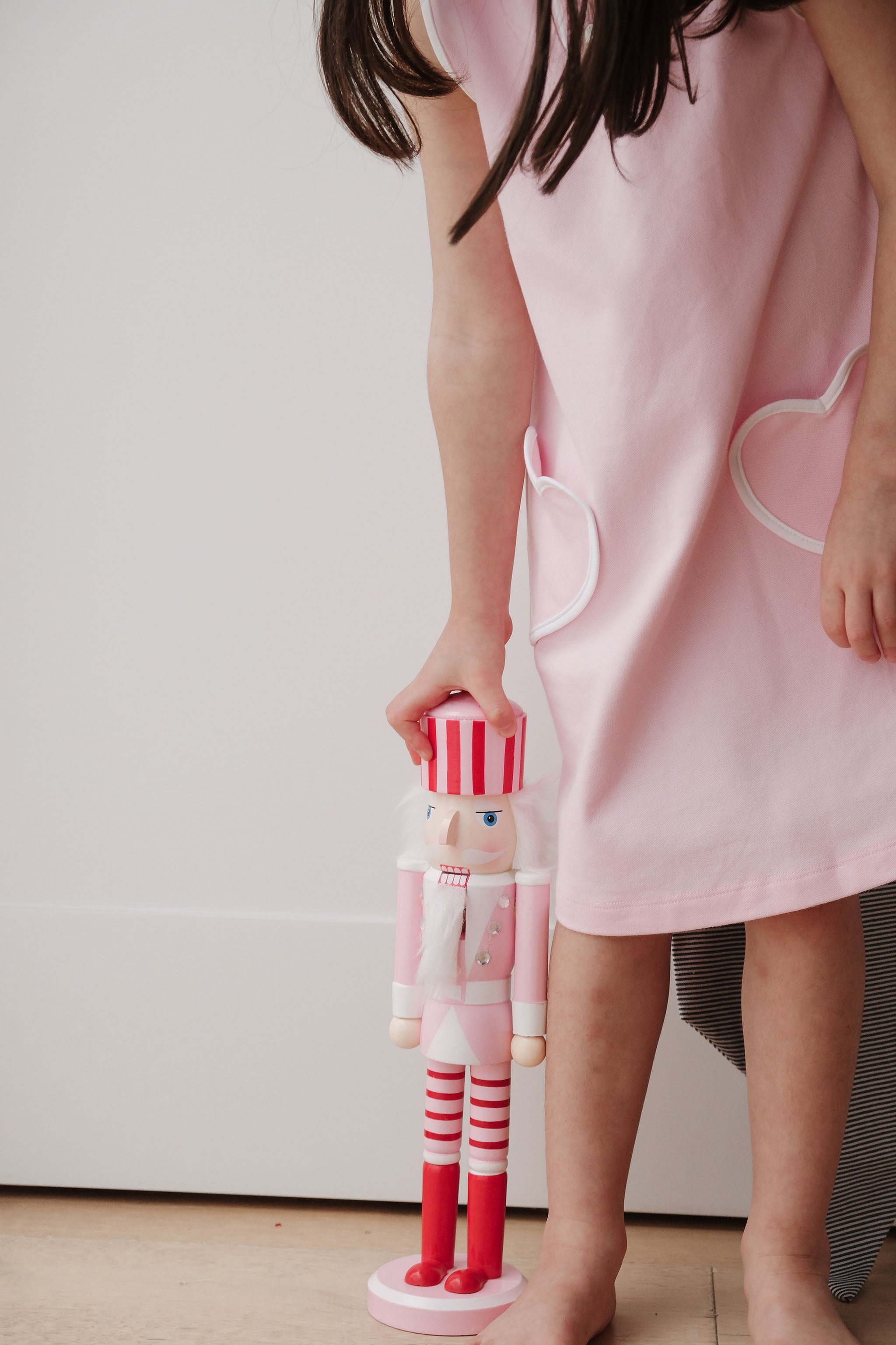 LITTLE PINK HEART SHIFT DRESS