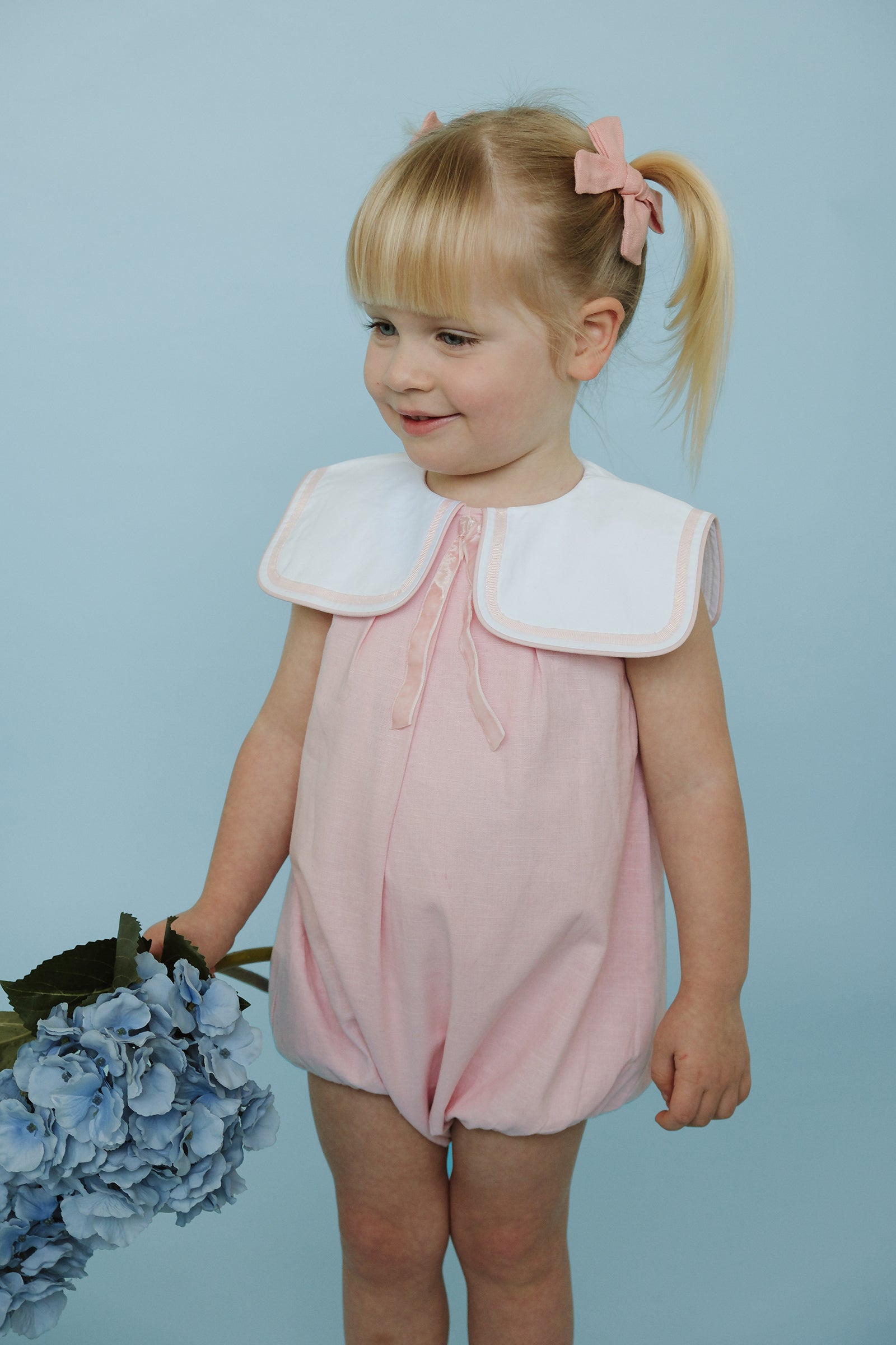 LITTLE PINK SAILOR ROMPER