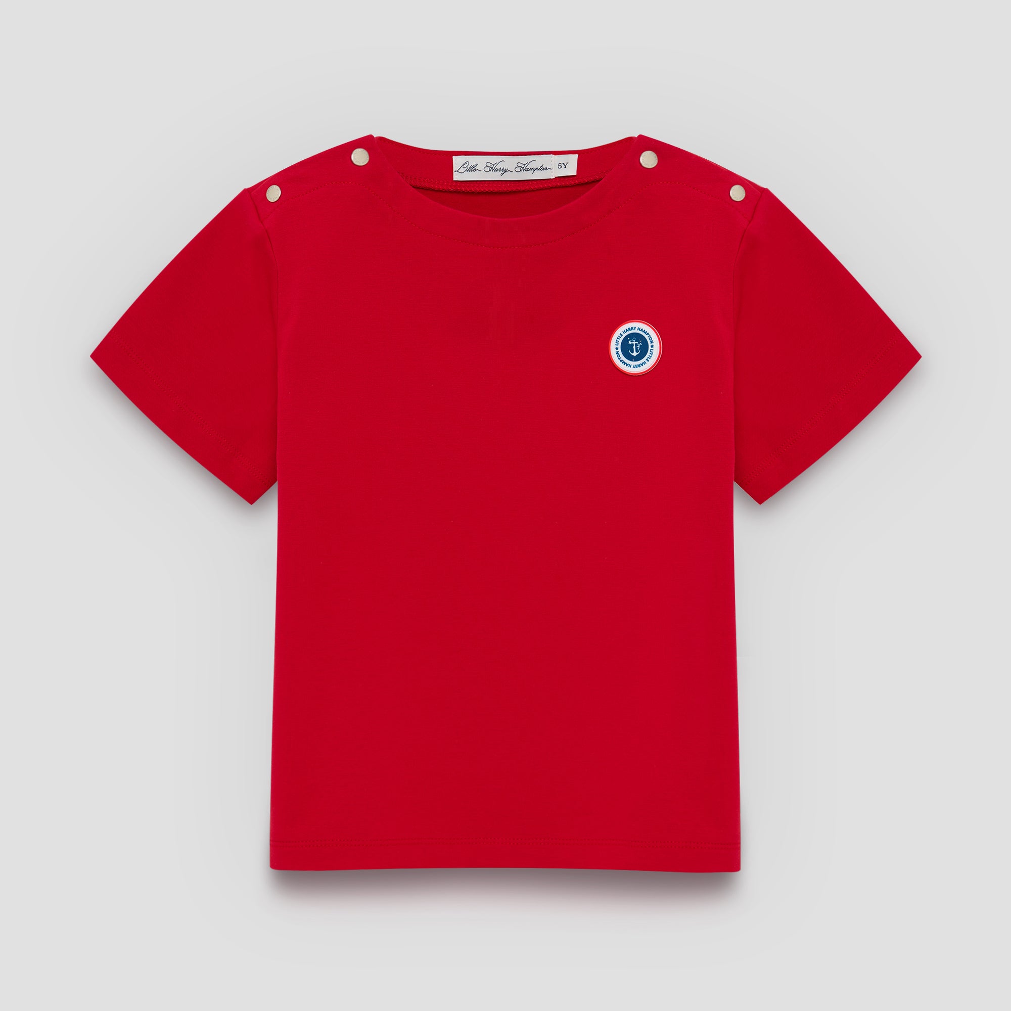 Little Red Boat Neck S/S Tee