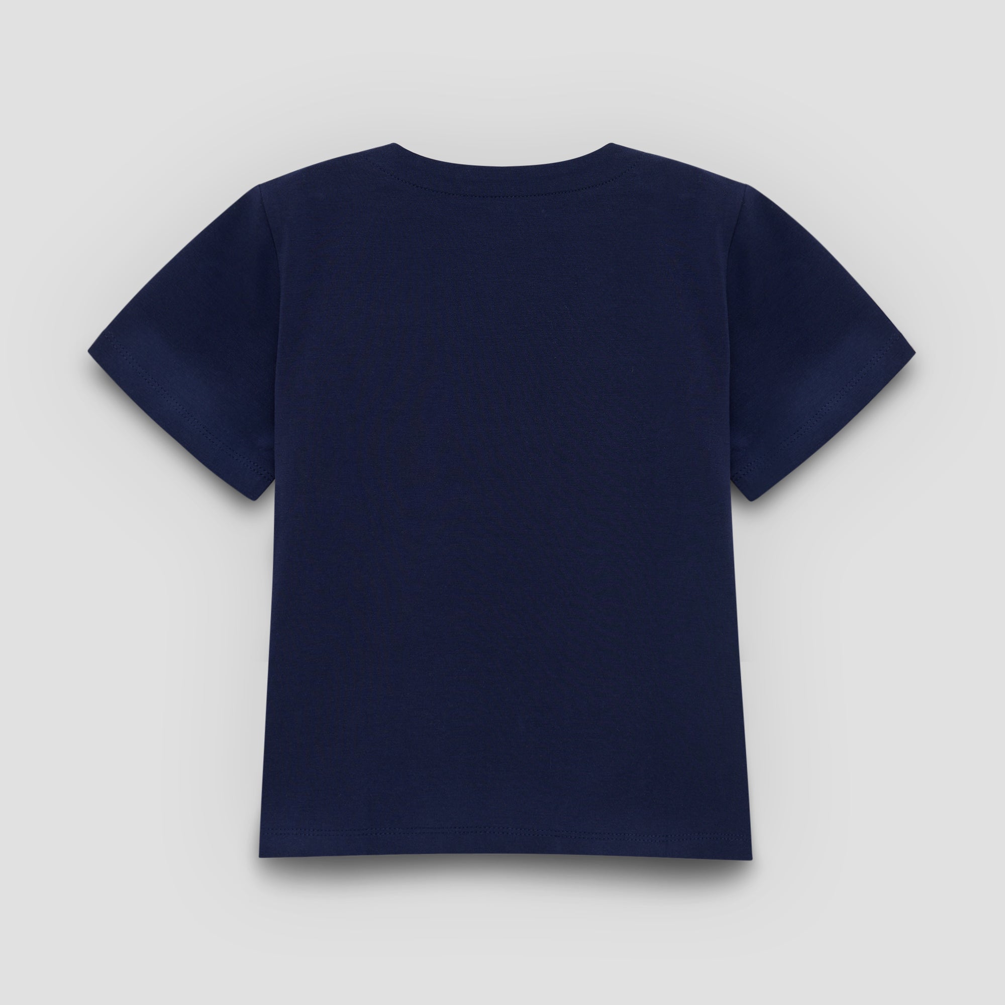 Little Navy Boat Neck S/S Tee