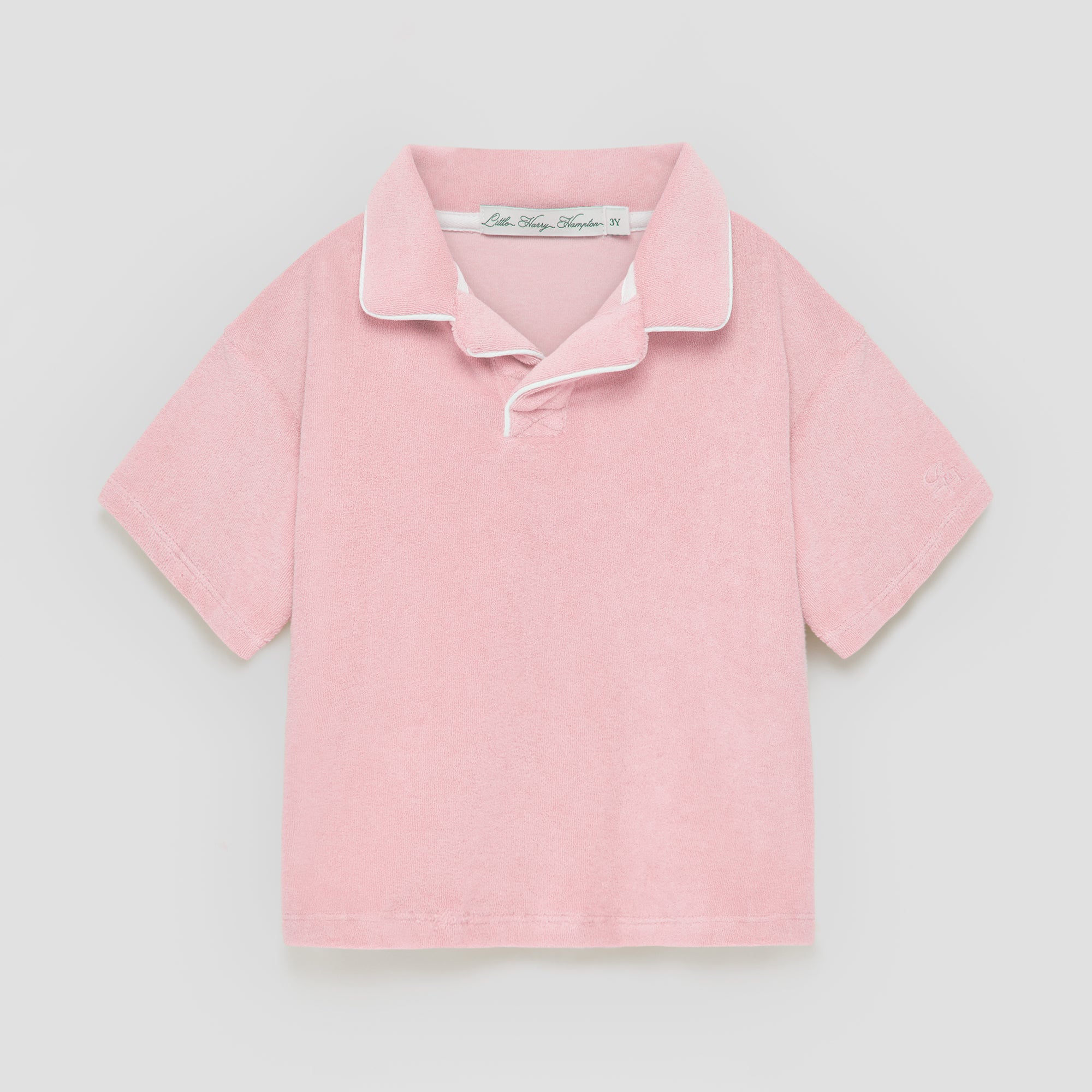 Little Pink French Terry Polo
