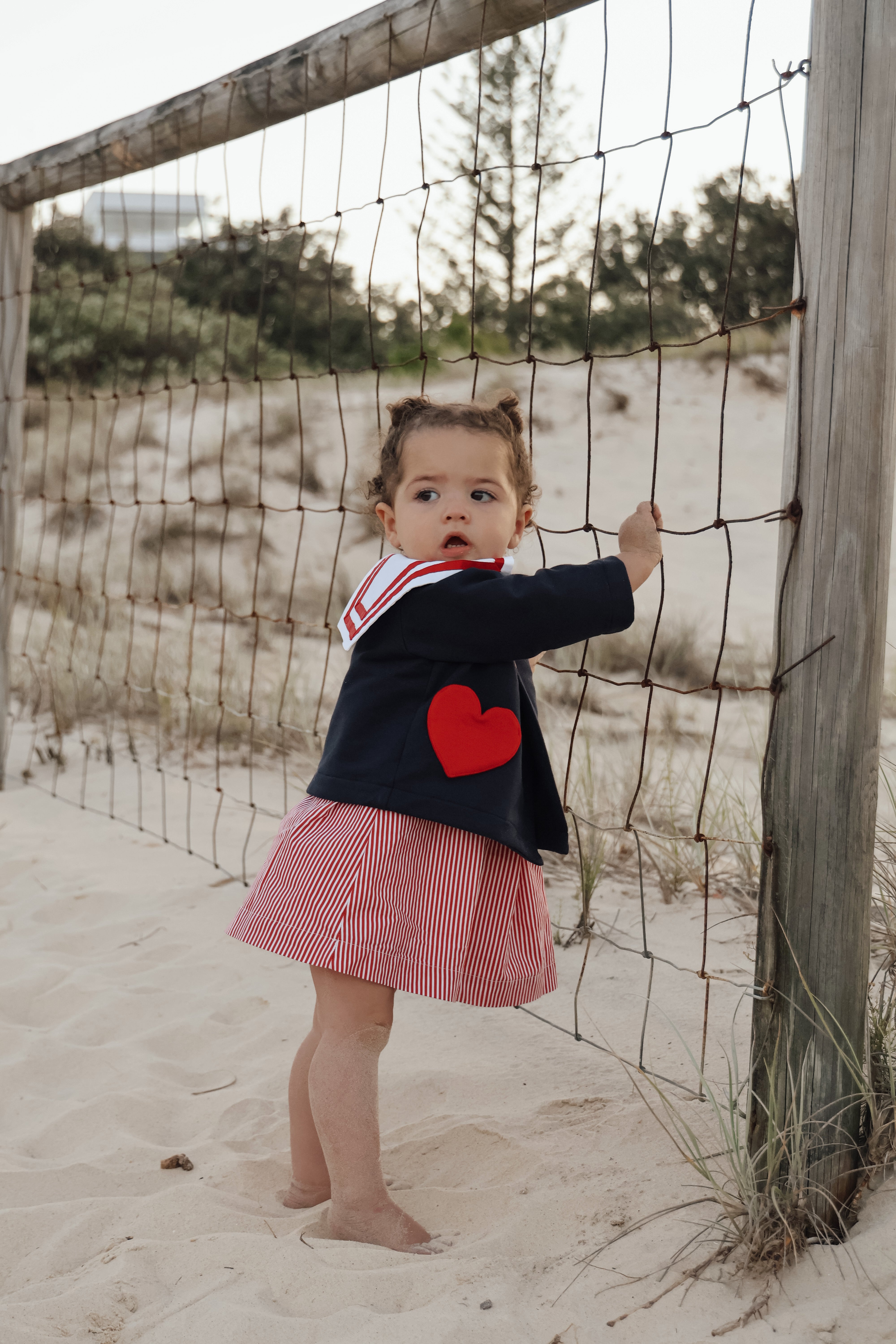 LITTLE NAVY FLEECE JACKET